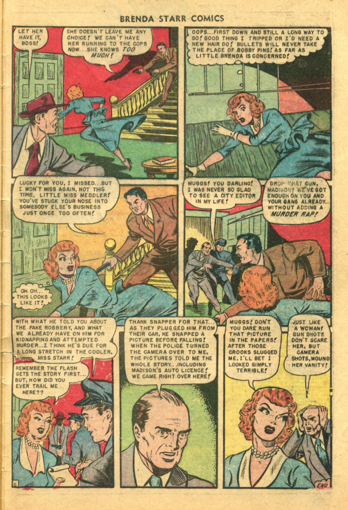 Read online Brenda Starr (1948) comic -  Issue #9 - 33