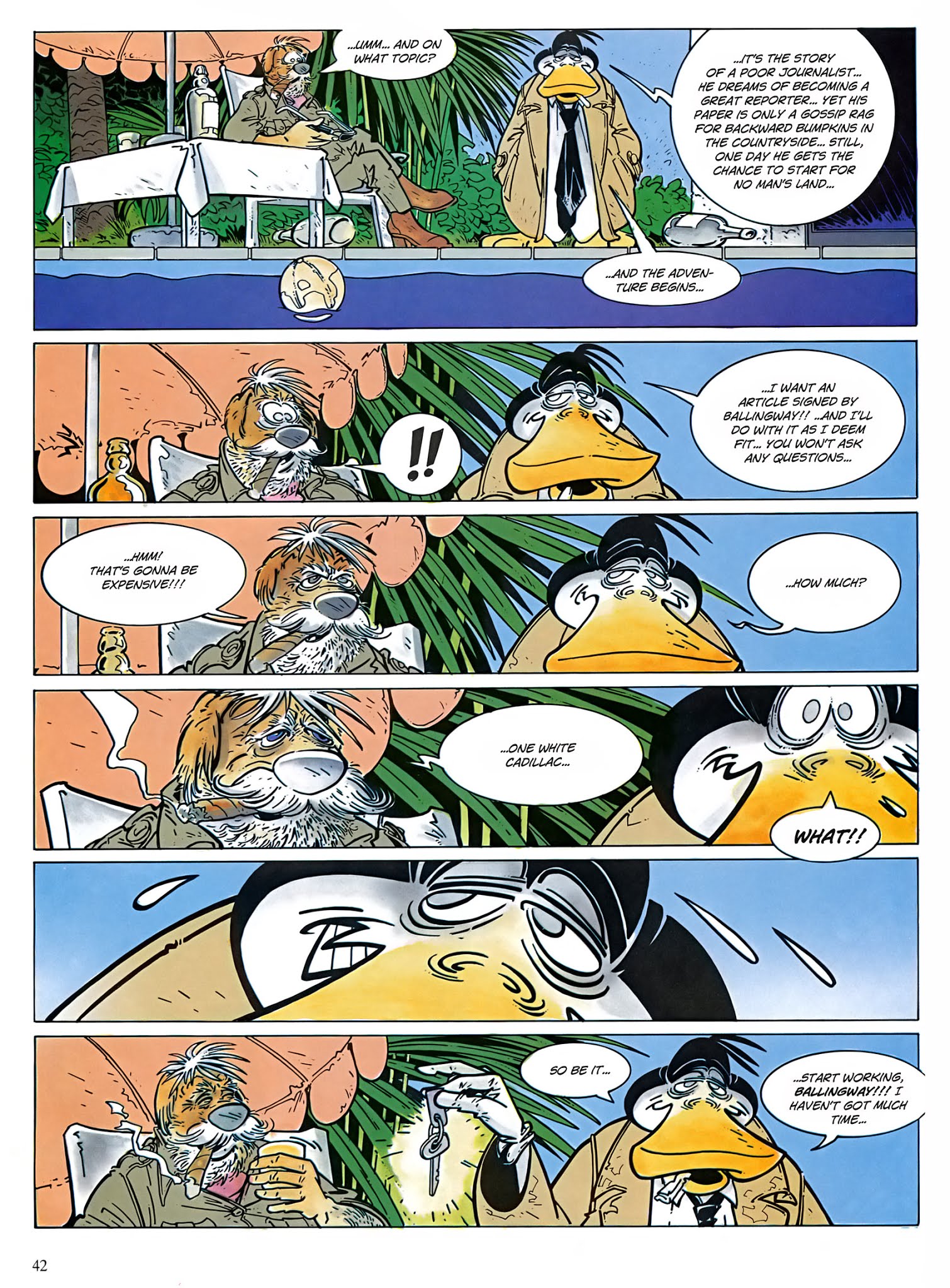 Read online Une enquête de l'inspecteur Canardo comic -  Issue #6 - 41