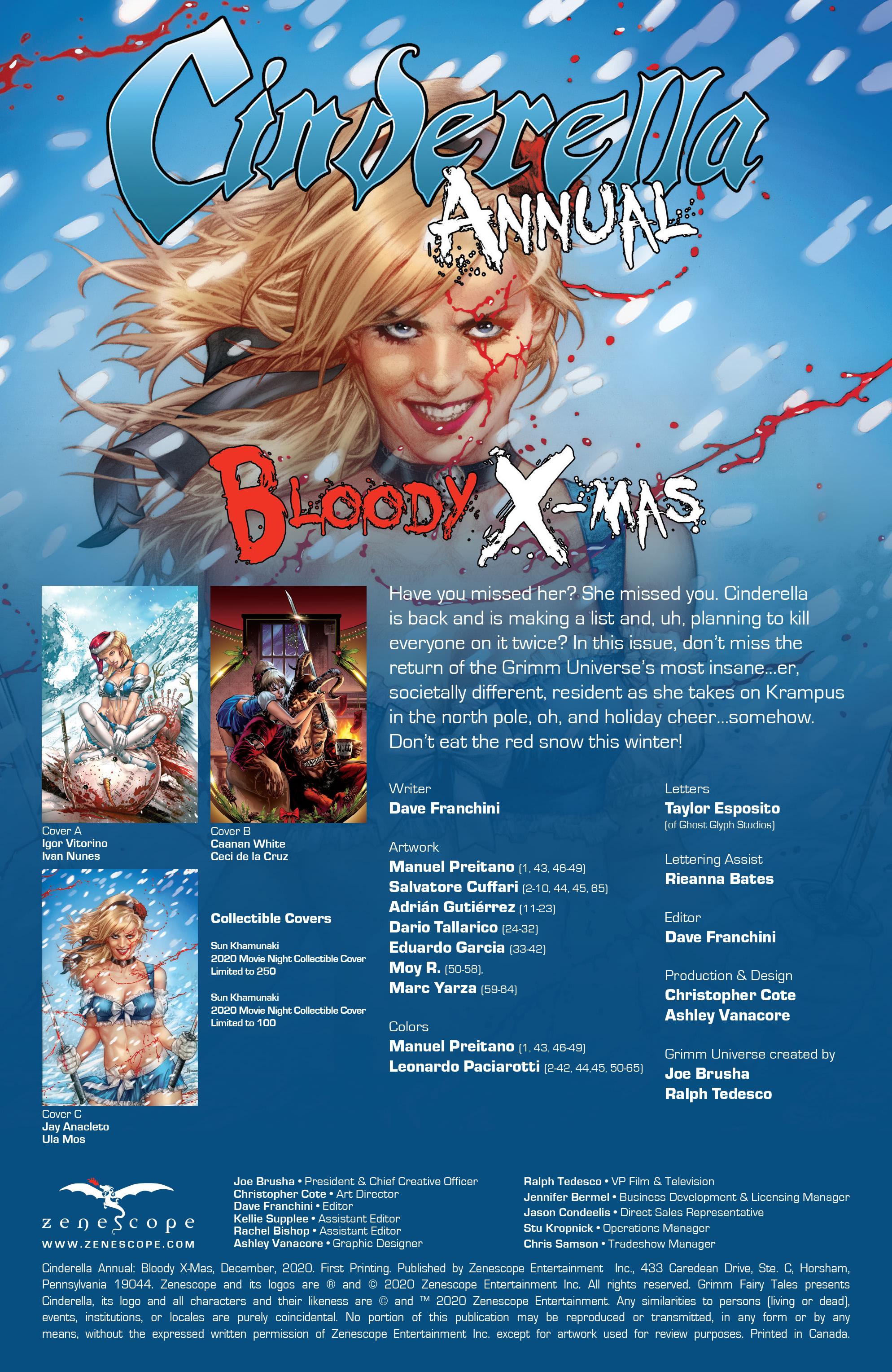 Read online Cinderella Annual: Bloody Xmas comic -  Issue # Full - 2