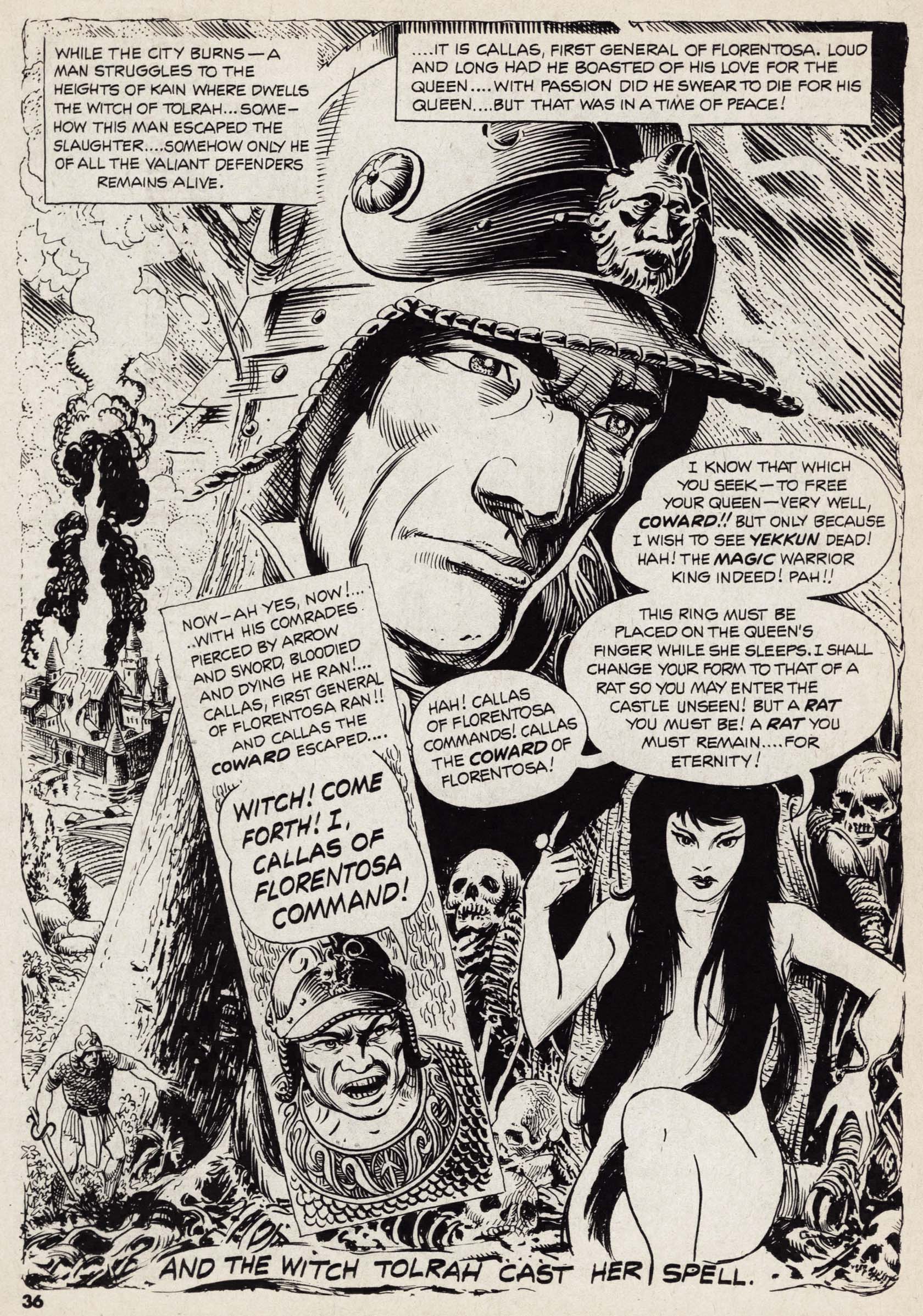 Read online Vampirella (1969) comic -  Issue #14 - 36