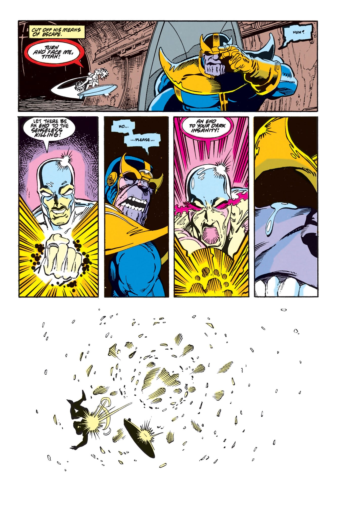 Read online Silver Surfer (1987) comic -  Issue # _TPB Silver Surfer - Rebirth of Thanos (Part 2) - 1