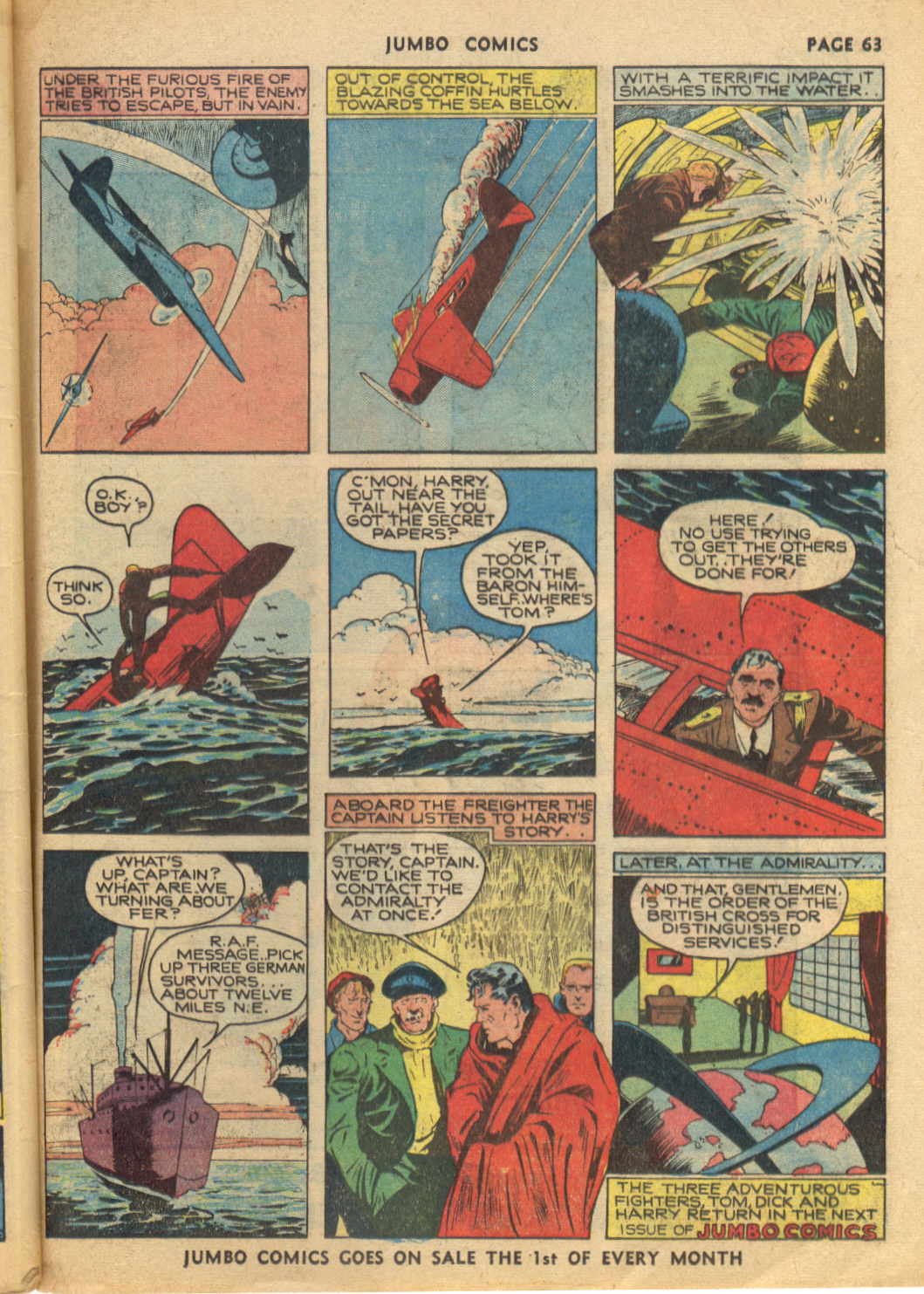 Read online Jumbo Comics comic -  Issue #24 - 65