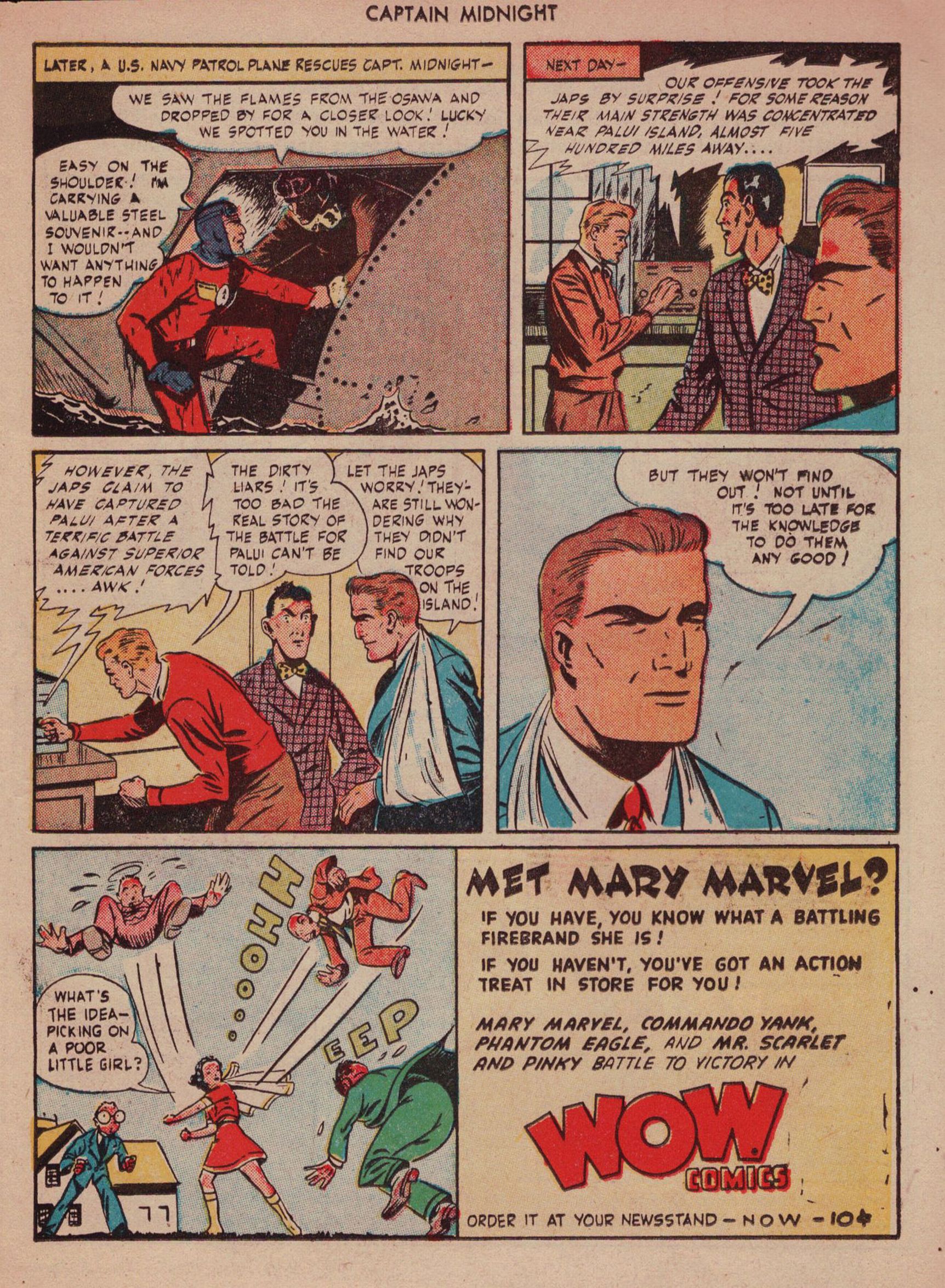 Read online Captain Midnight (1942) comic -  Issue #41 - 23