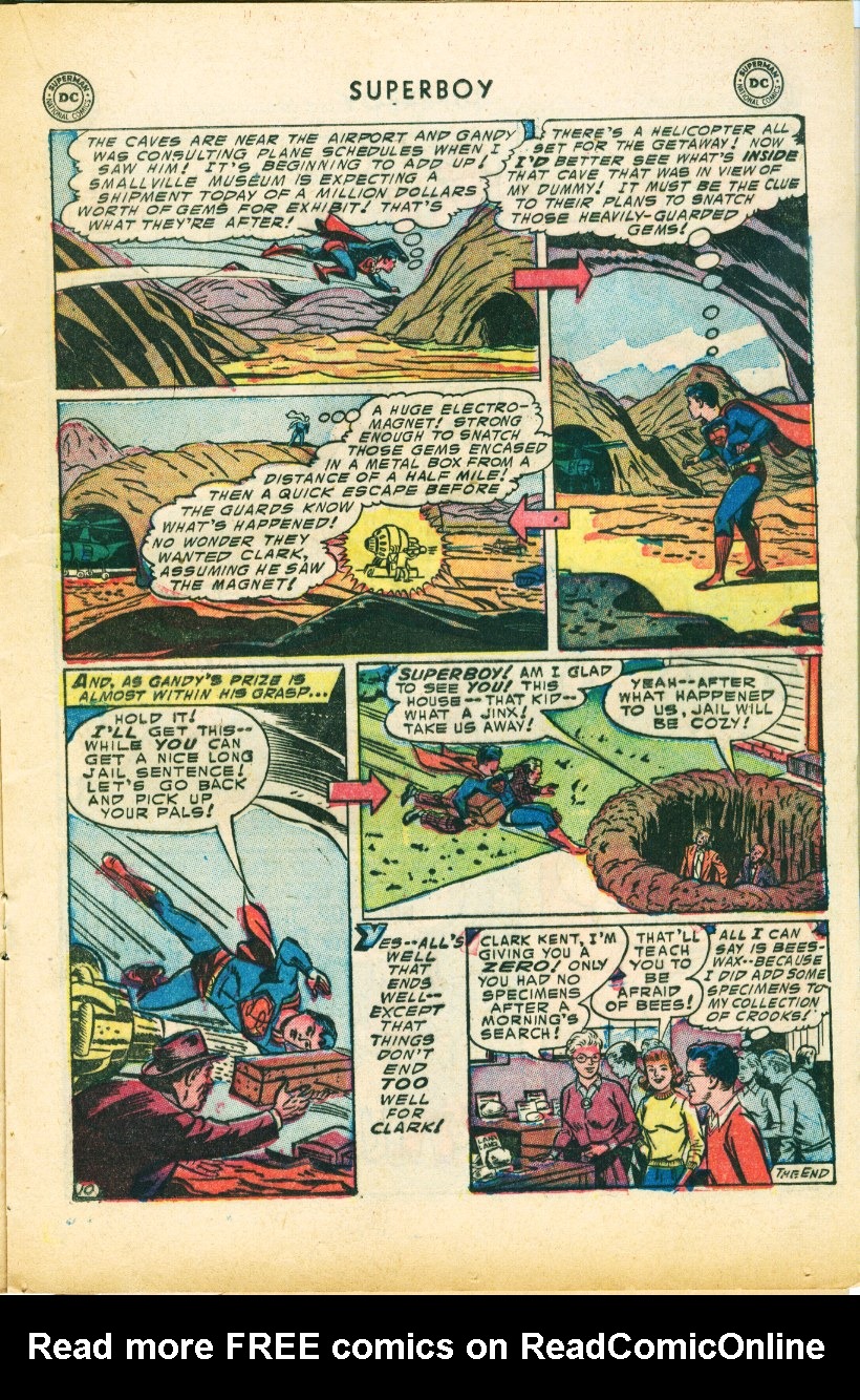 Read online Superboy (1949) comic -  Issue #37 - 22