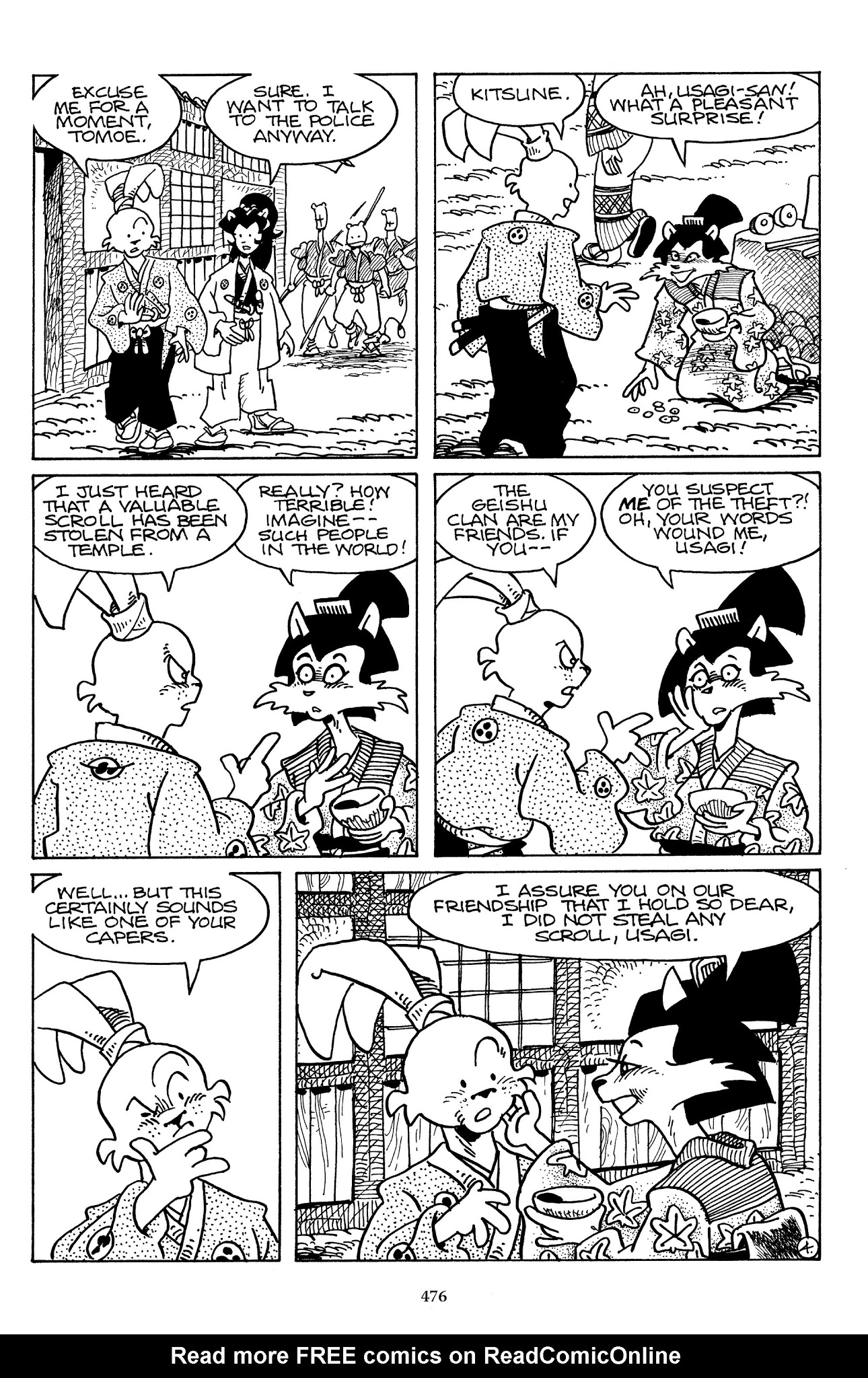 Read online The Usagi Yojimbo Saga comic -  Issue # TPB 5 - 470