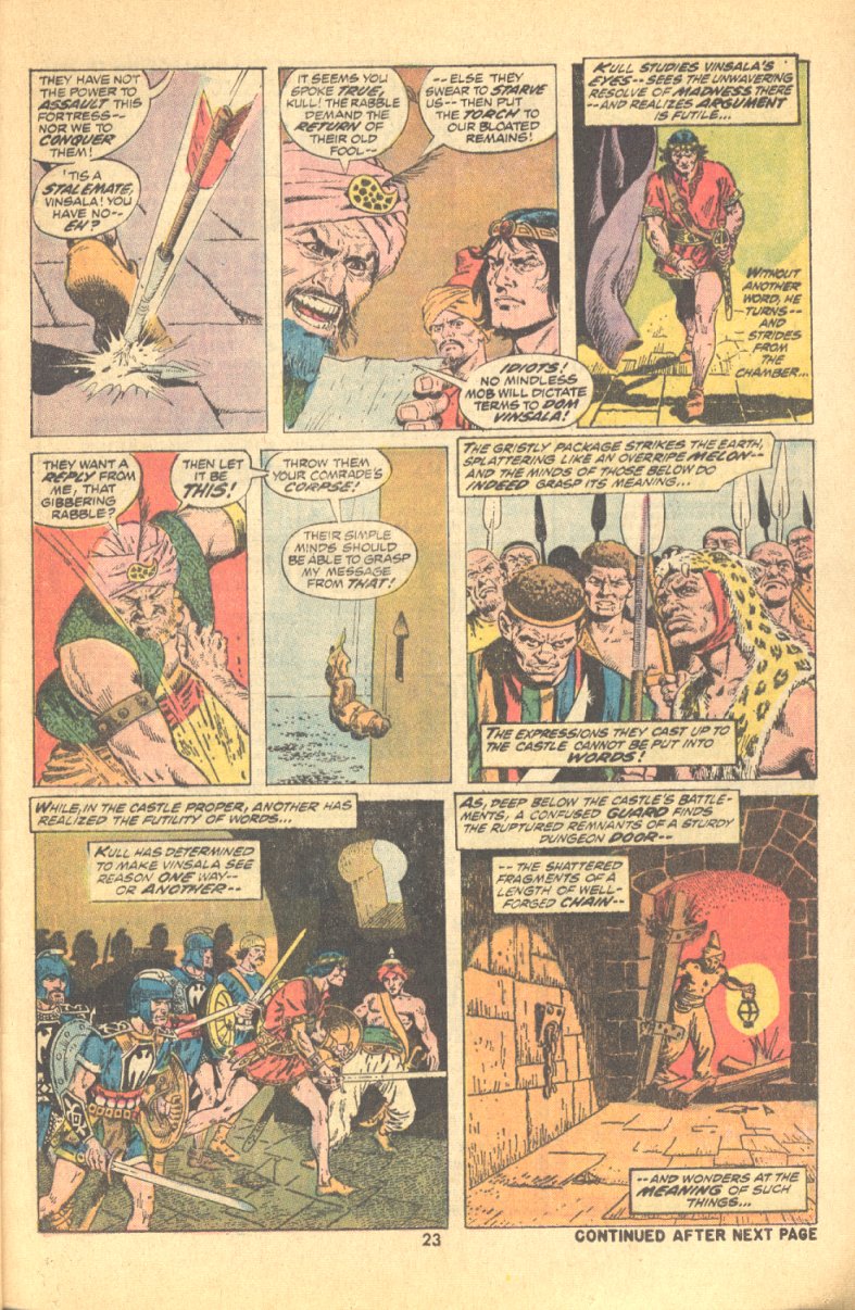 Read online Kull, the Conqueror (1971) comic -  Issue #8 - 18