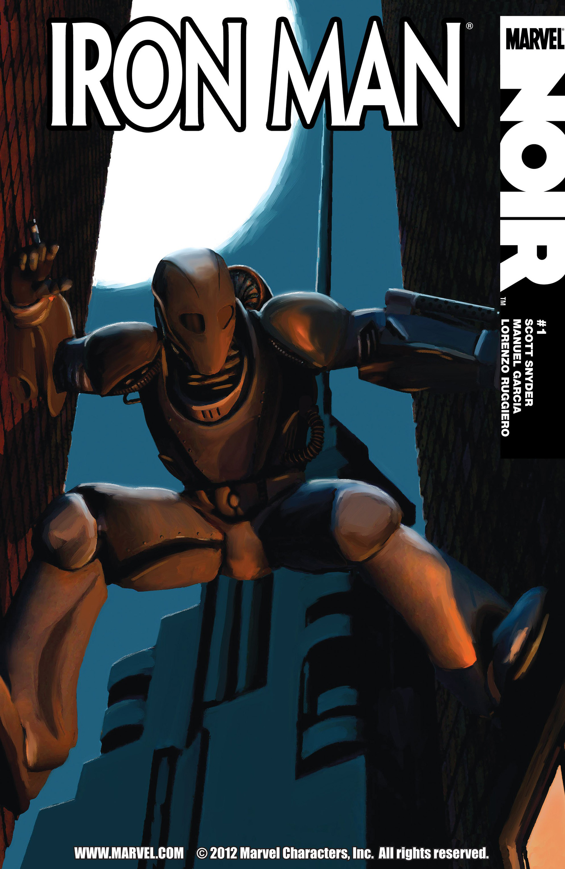 Read online Iron Man Noir comic -  Issue #1 - 1