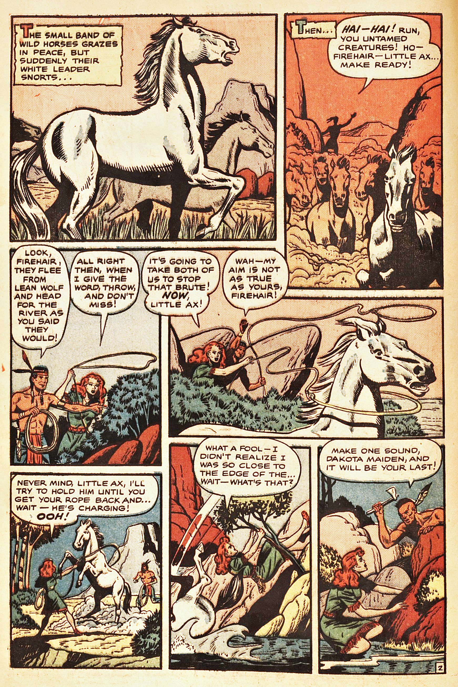 Read online Firehair (1951) comic -  Issue #8 - 4