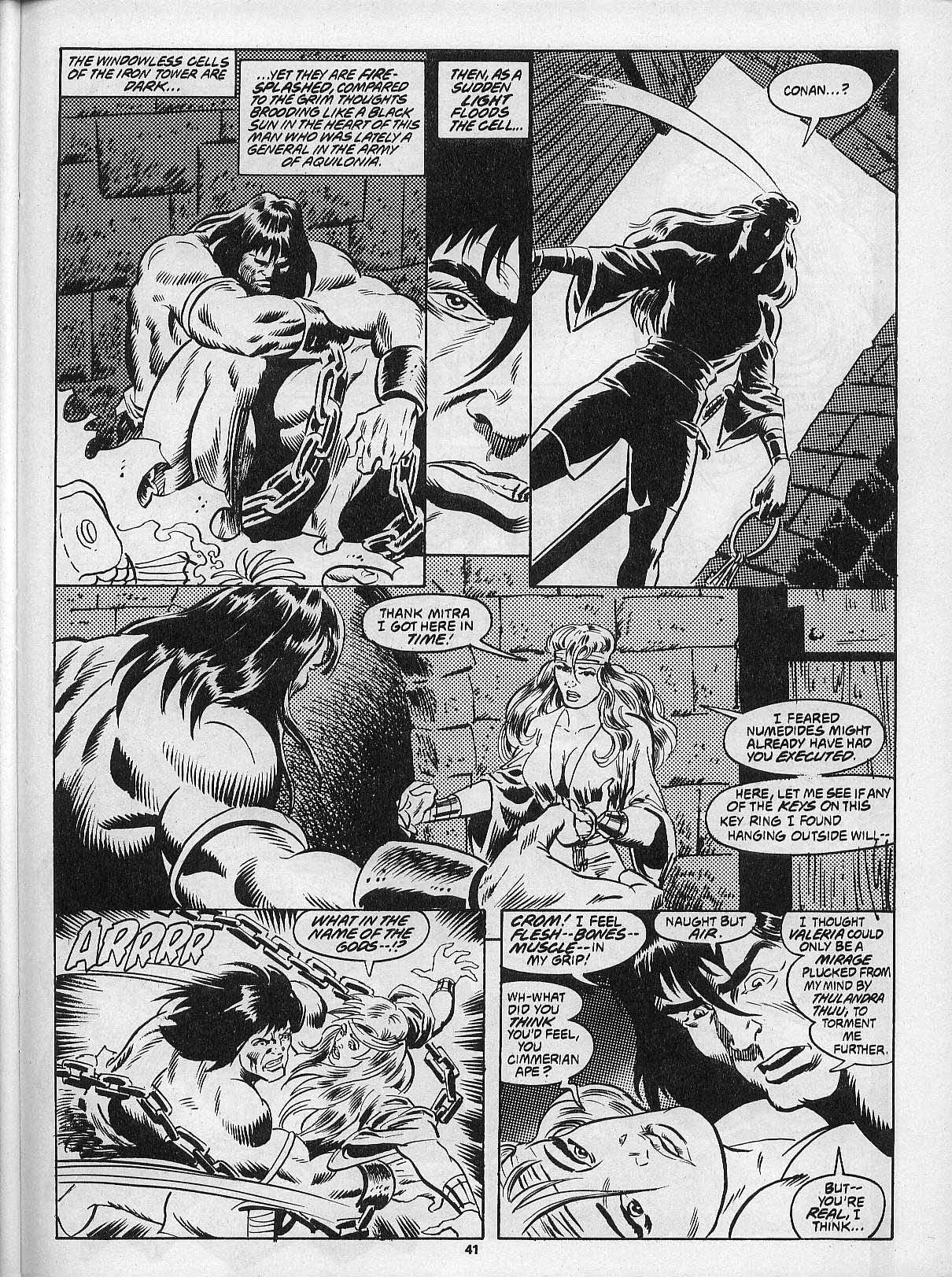 Read online The Savage Sword Of Conan comic -  Issue #201 - 43