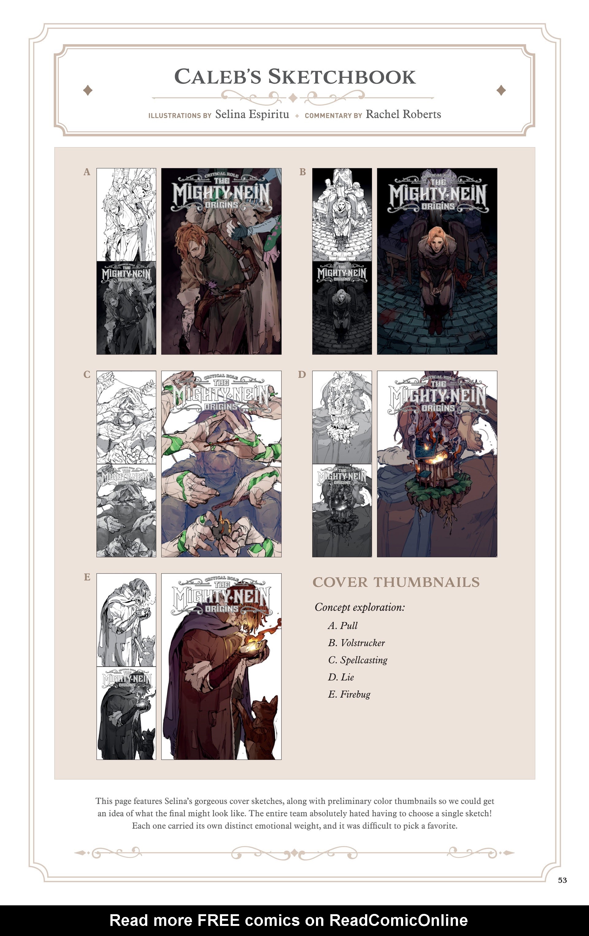 Read online Critical Role: The Mighty Nein Origins: Caleb Widogast comic -  Issue # TPB - 53