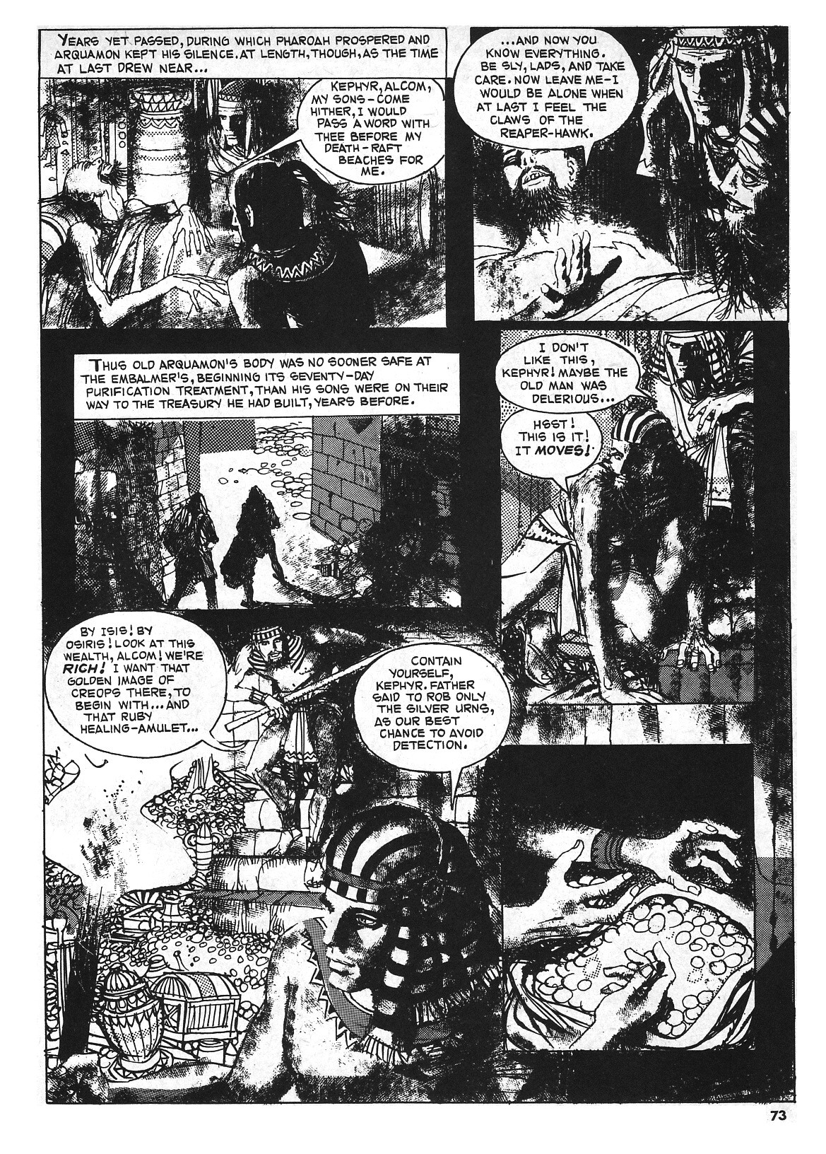 Read online Vampirella (1969) comic -  Issue #19 - 73