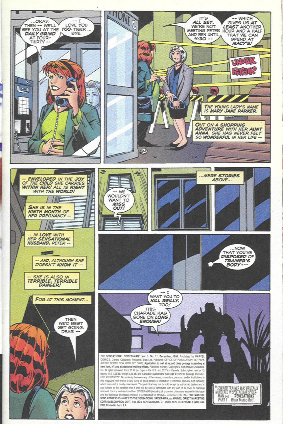 Read online The Sensational Spider-Man (1996) comic -  Issue #11 - 2