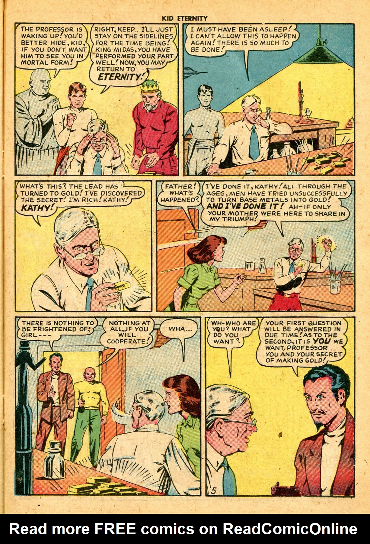 Read online Kid Eternity (1946) comic -  Issue #14 - 19
