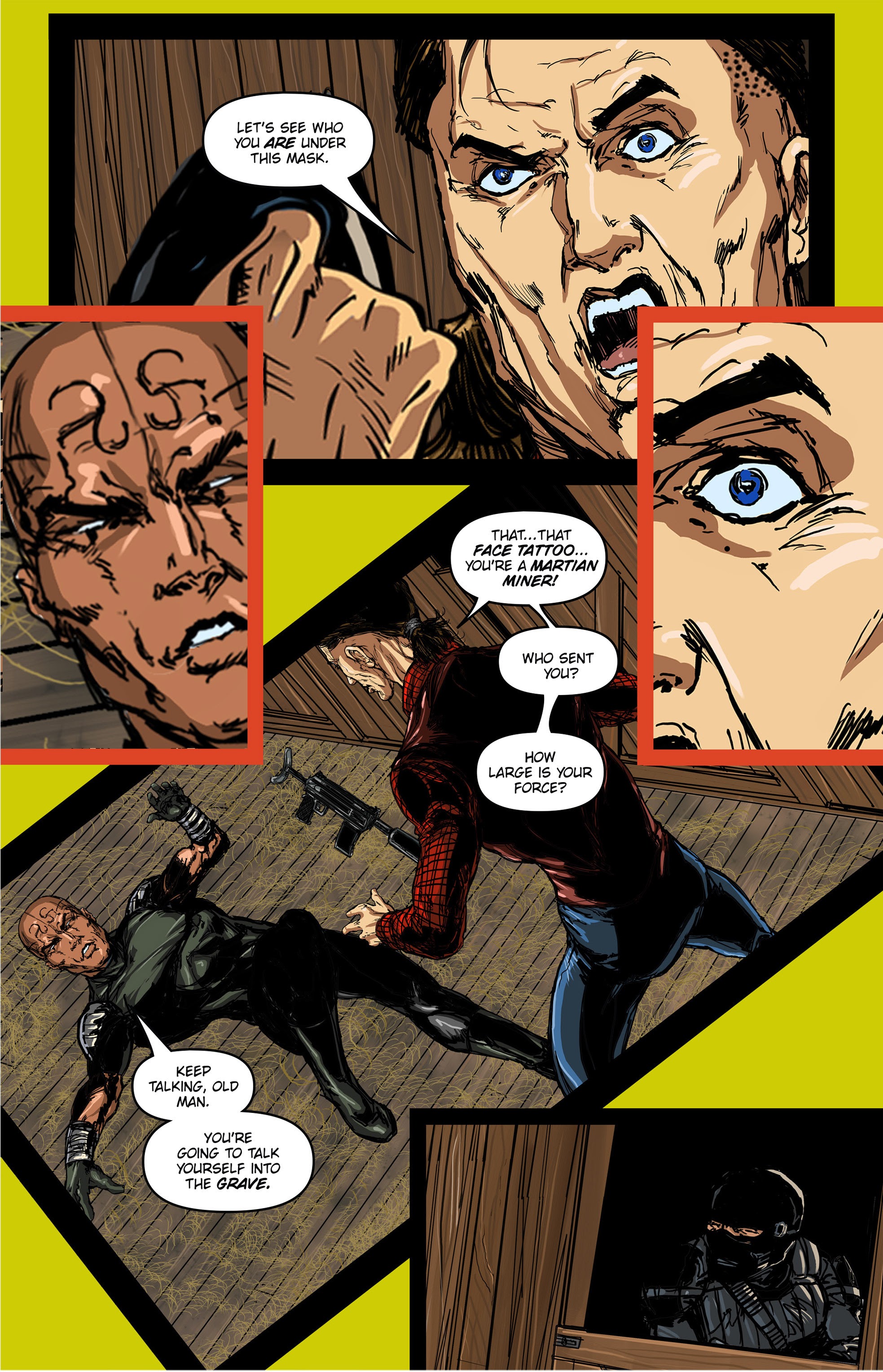 Read online William Shatner's Man O' War comic -  Issue #4 - 13