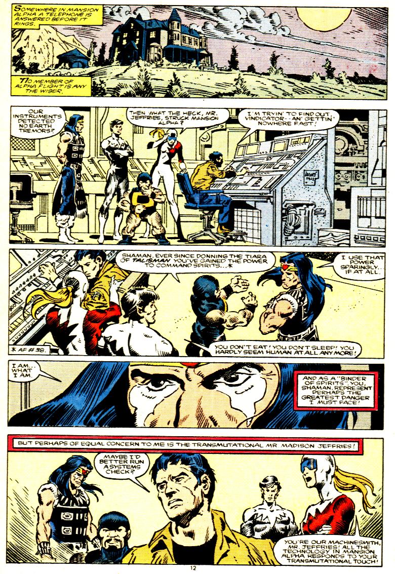 Read online Alpha Flight (1983) comic -  Issue # _Annual 1 - 13