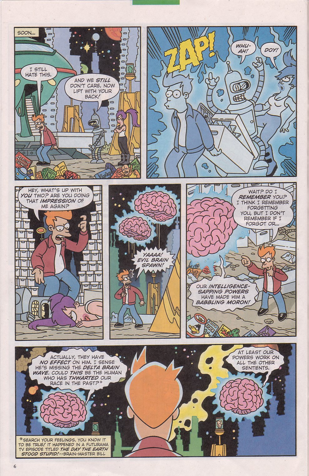 The Futurama/Simpsons Infinitely Secret Crossover Crisis issue 1 - Page 8