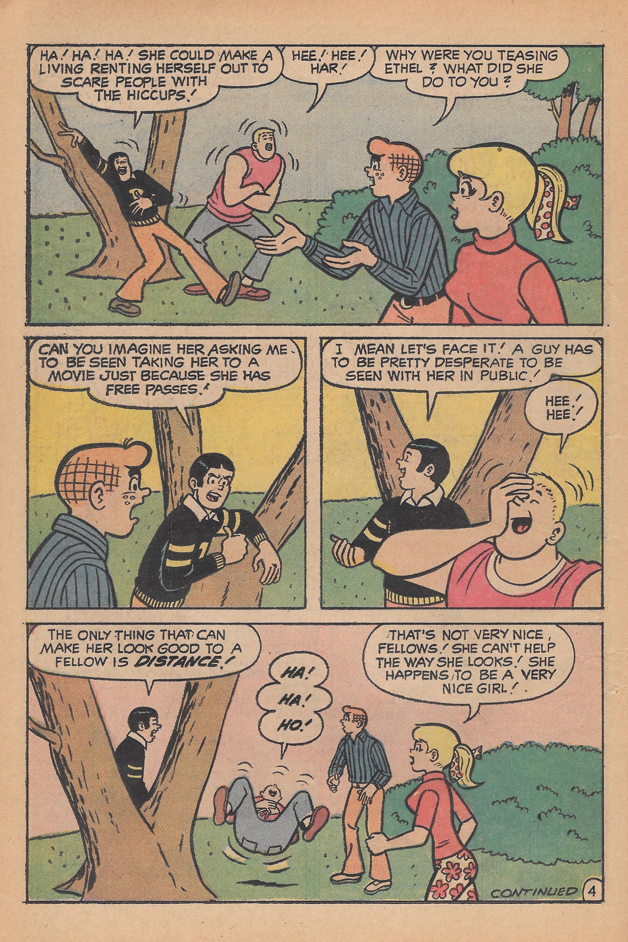 Read online Reggie and Me (1966) comic -  Issue #50 - 24