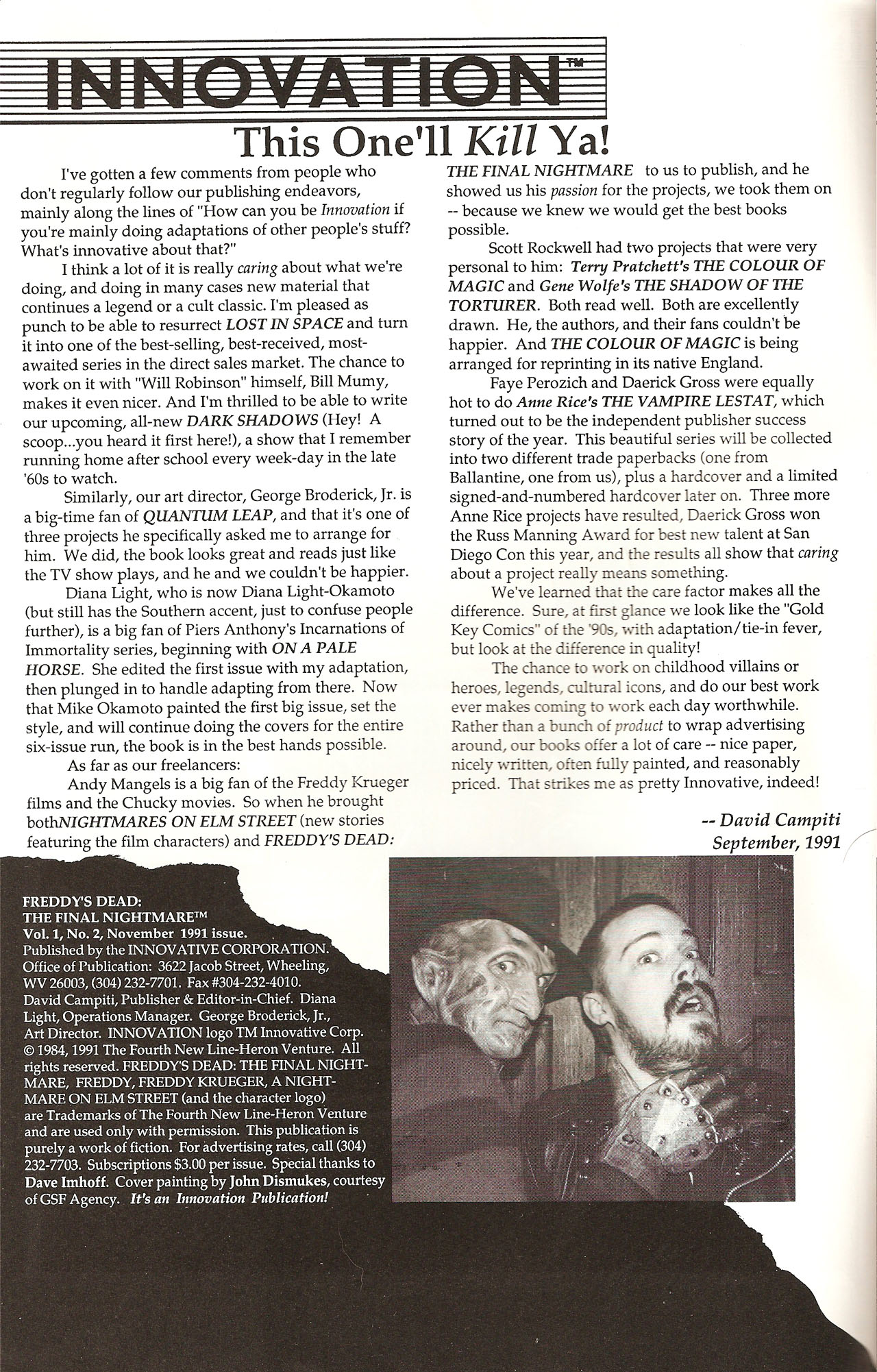 Read online Freddy's Dead: The Final Nightmare comic -  Issue #2 - 2