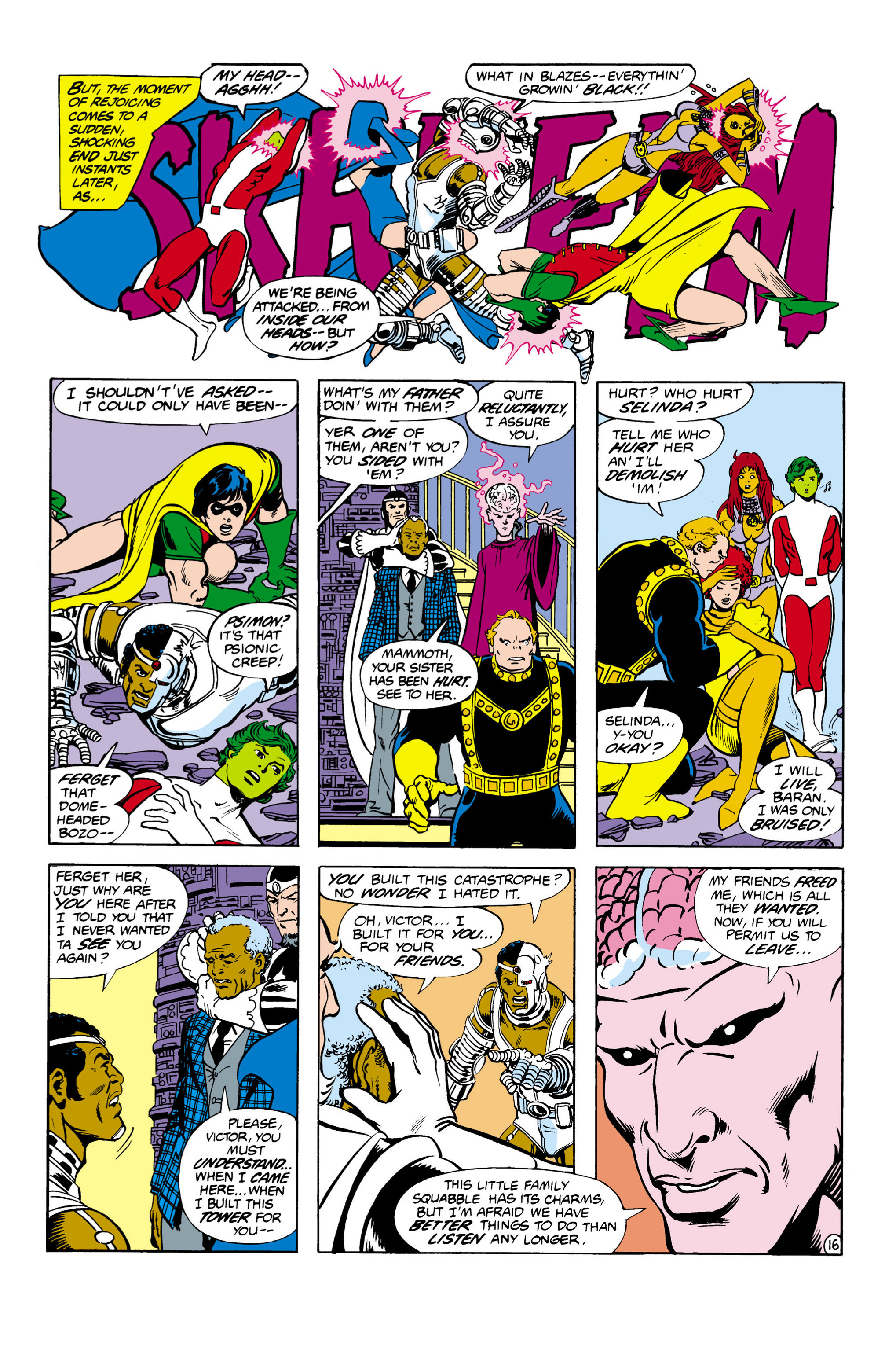 Read online The New Teen Titans (1980) comic -  Issue #7 - 17