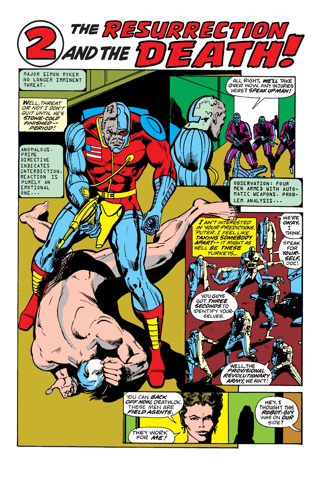 Read online Deathlok the Demolisher: The Complete Collection comic -  Issue # TPB - 166
