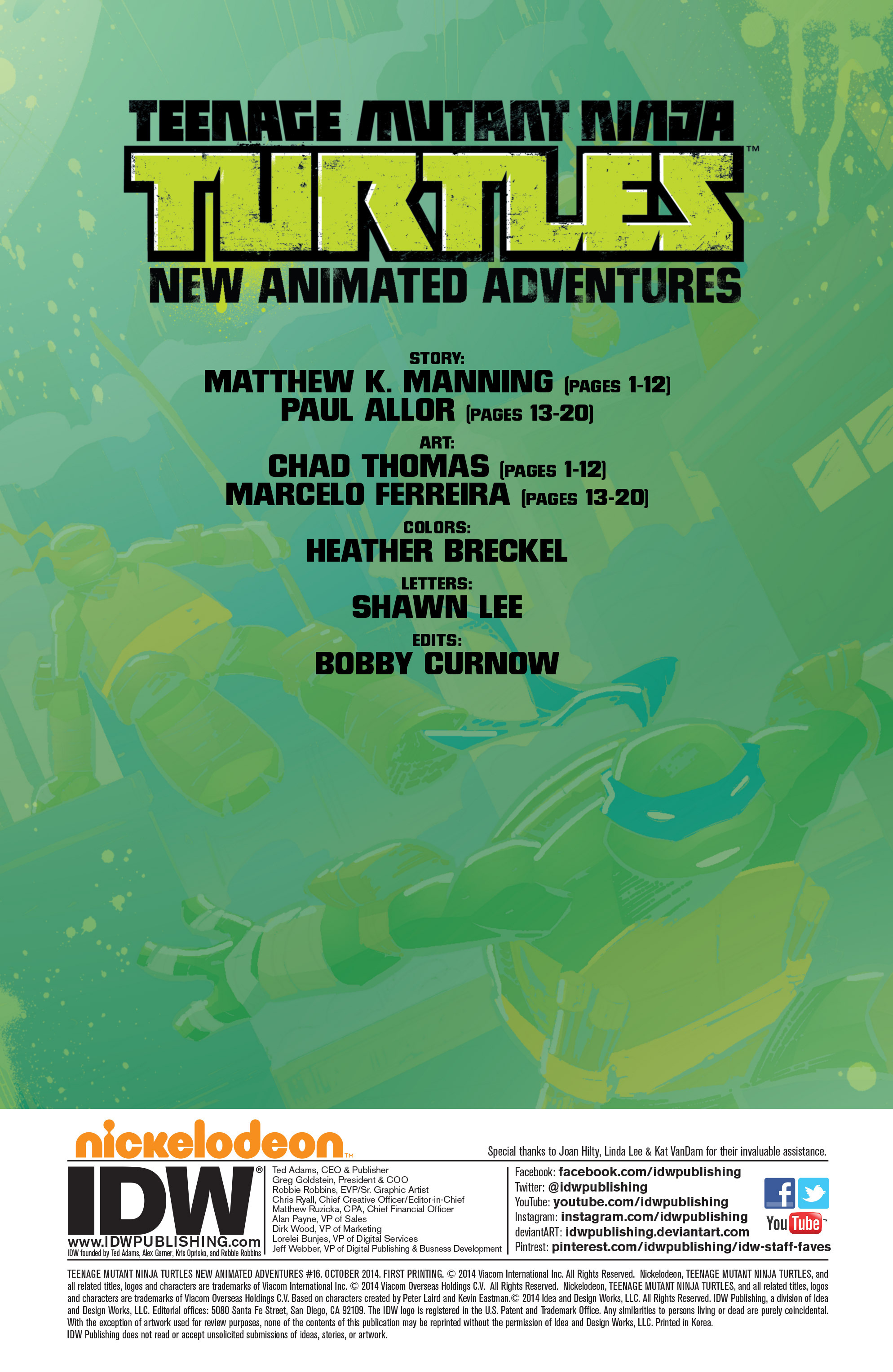 Read online Teenage Mutant Ninja Turtles New Animated Adventures comic -  Issue #16 - 2