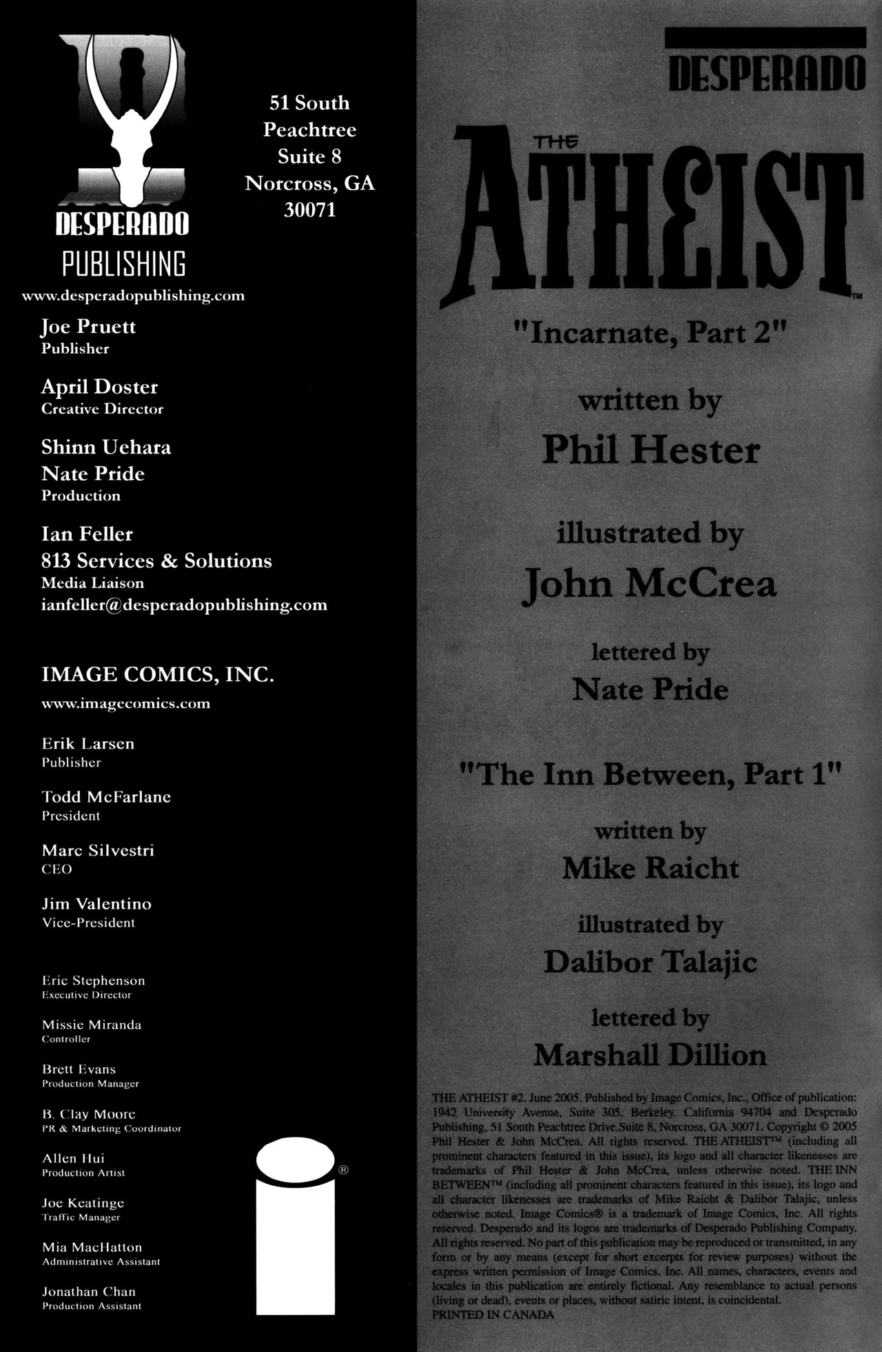 Read online The Atheist comic -  Issue #2 - 2