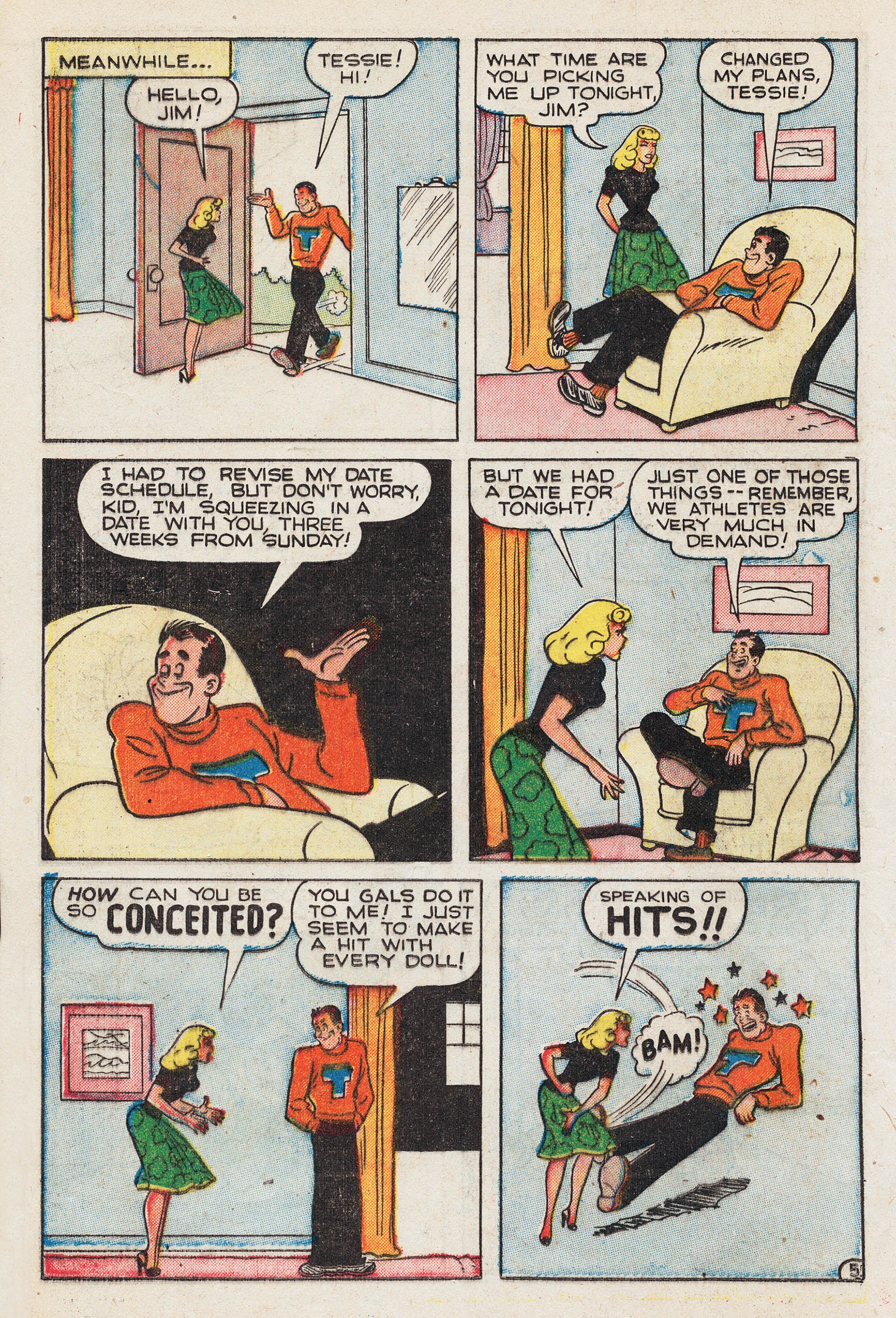 Read online Tessie the Typist comic -  Issue #22 - 16