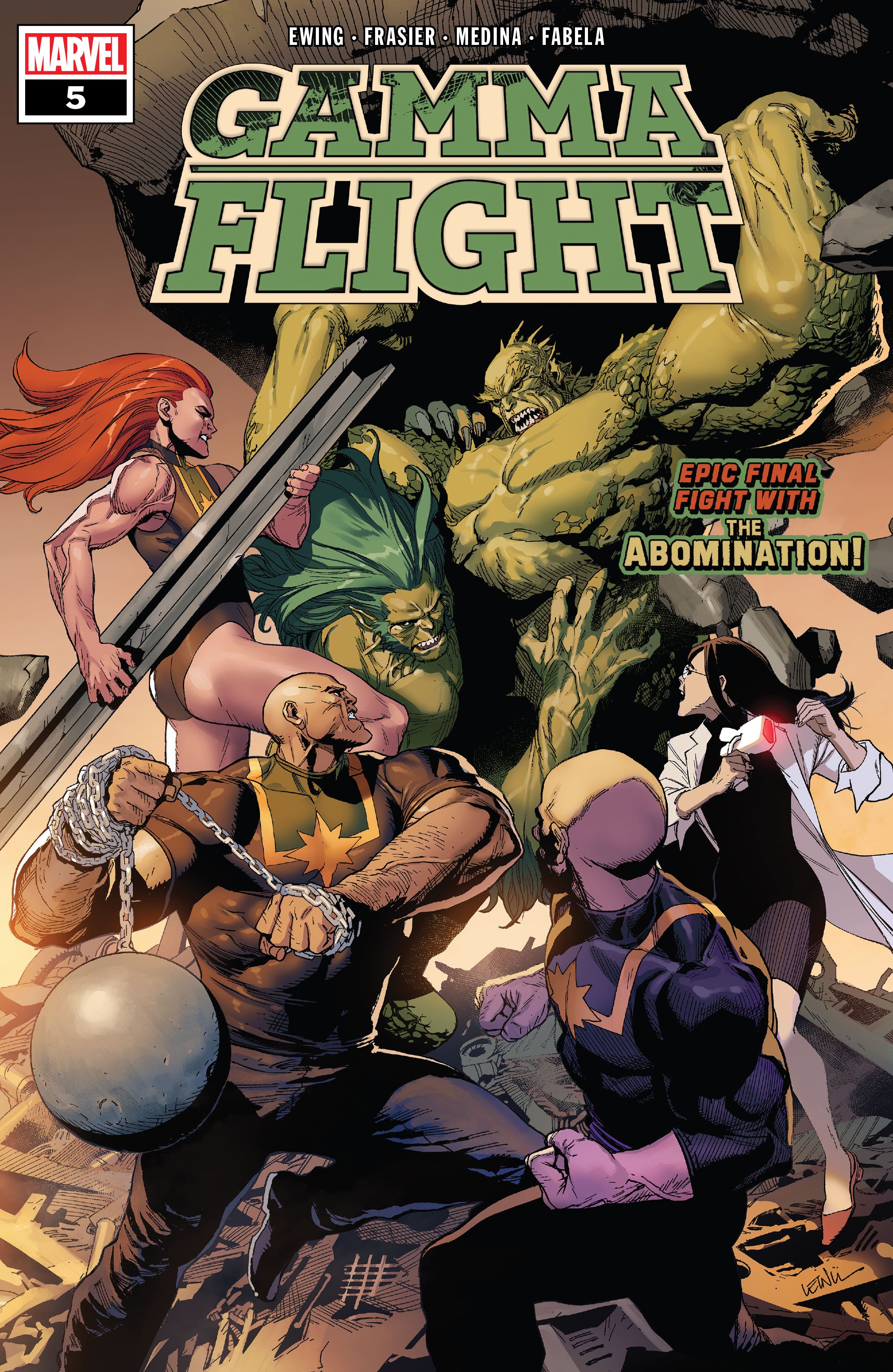Read online Gamma Flight comic -  Issue #5 - 1