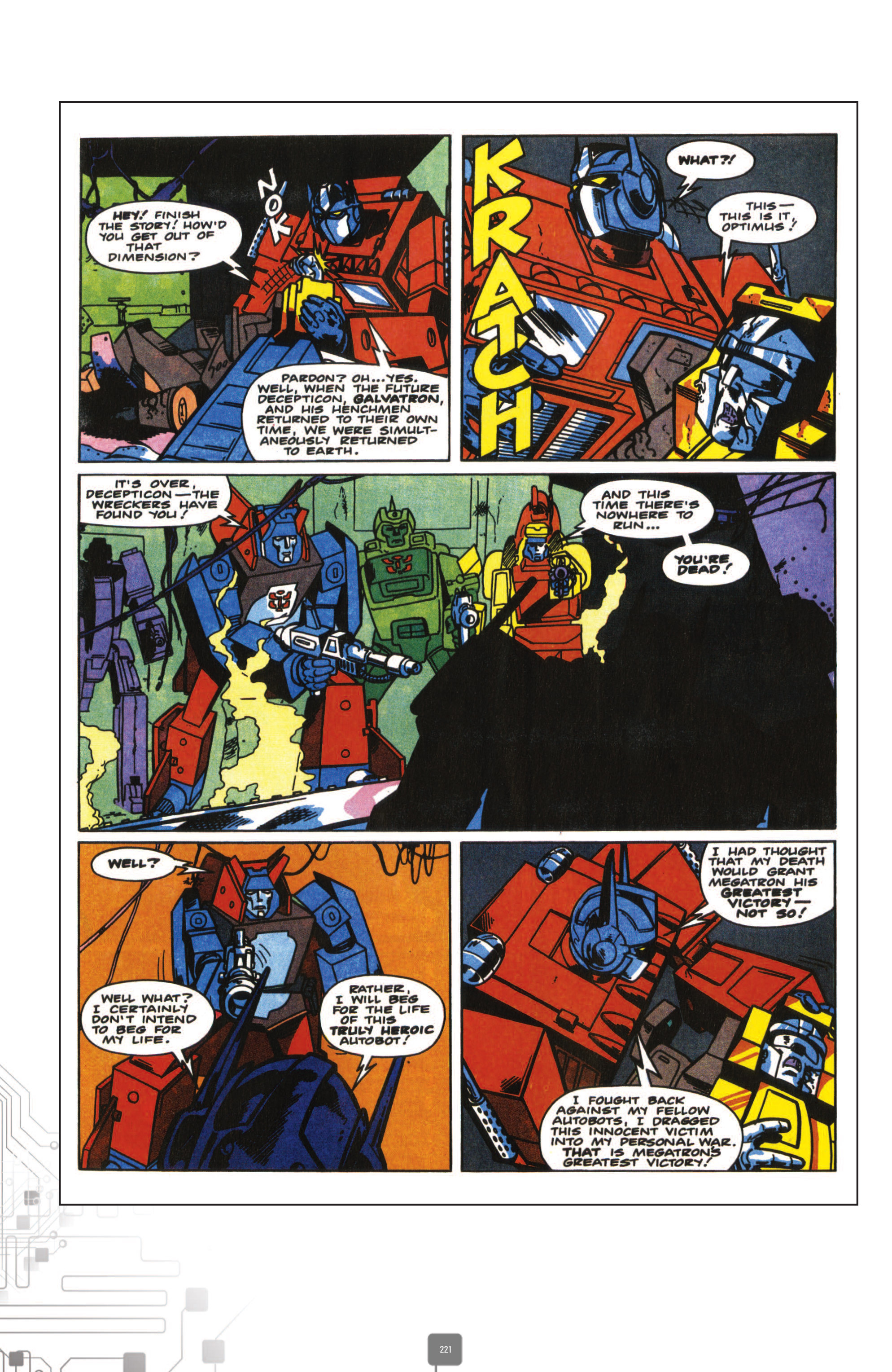 Read online The Transformers Classics UK comic -  Issue # TPB 3 - 221