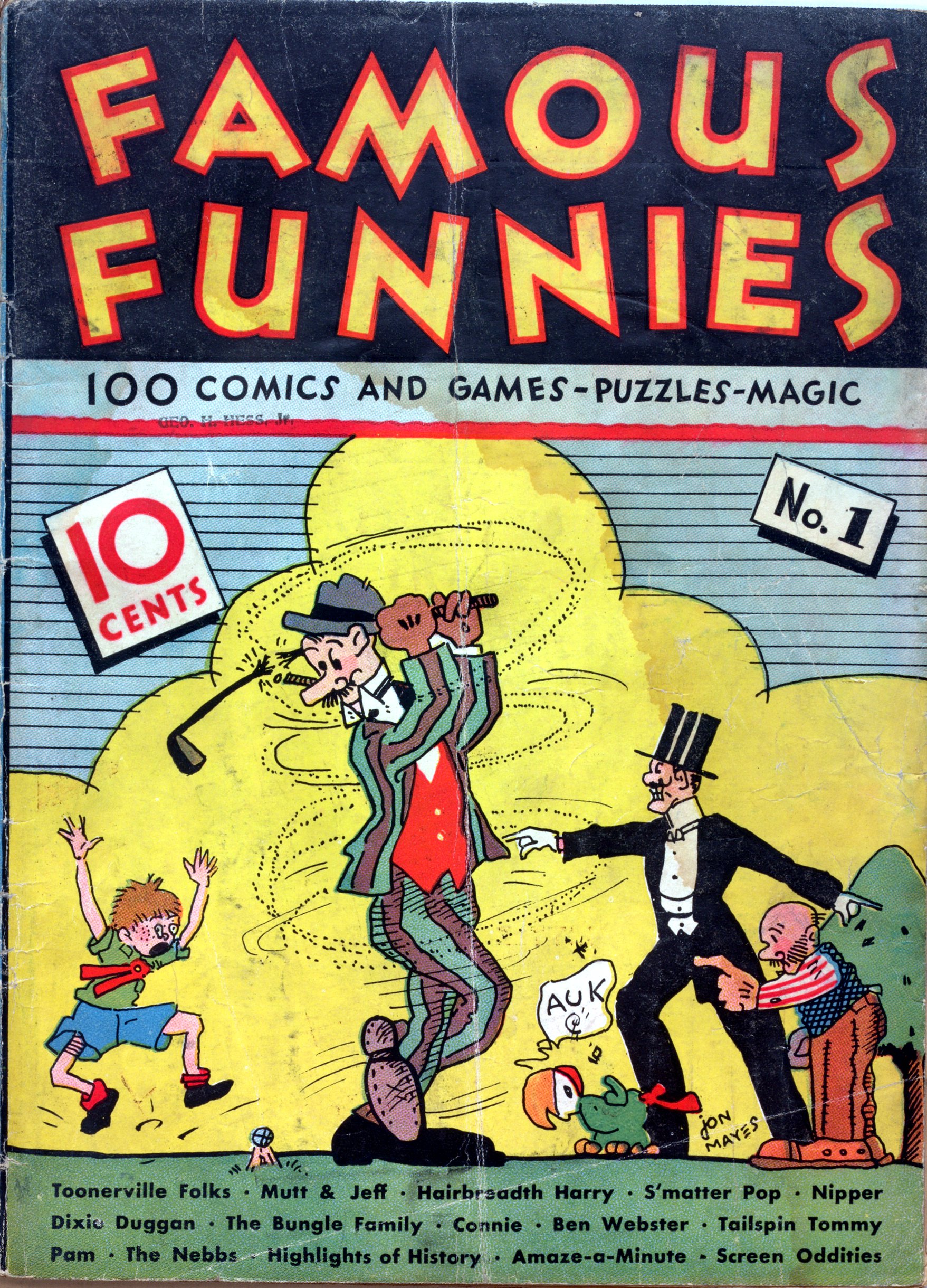 Read online Famous Funnies comic -  Issue #1 - 1