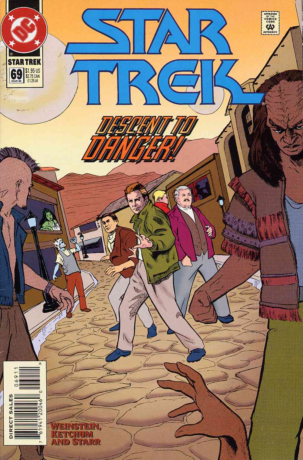 Read online Star Trek (1989) comic -  Issue #69 - 1