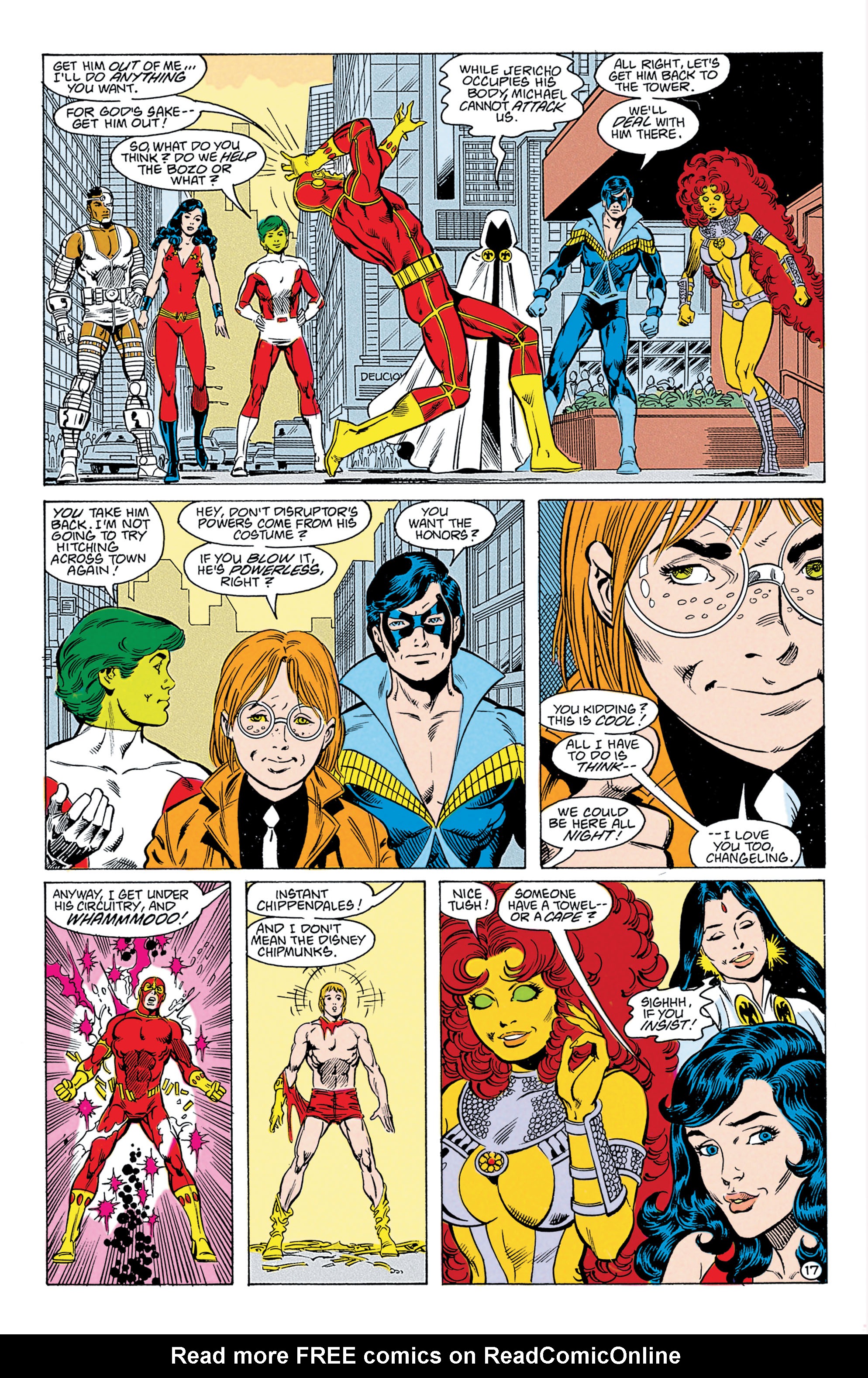 Read online The New Teen Titans (1984) comic -  Issue #42 - 18