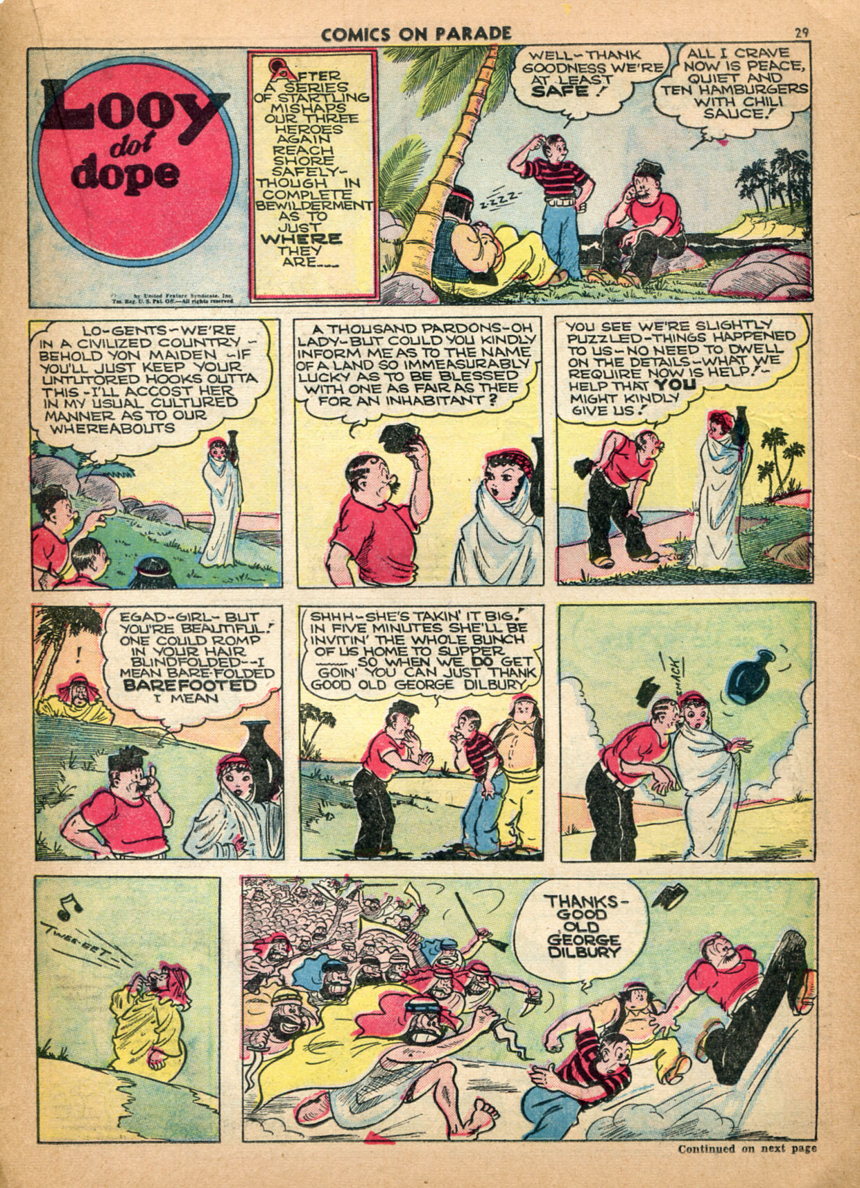 Read online Comics on Parade comic -  Issue #16 - 21
