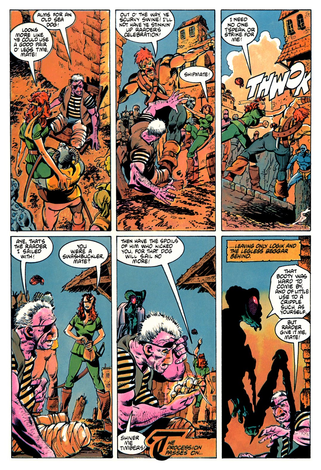 Read online Marvel Graphic Novel comic -  Issue #14 - Swords of the Swashbucklers - 33