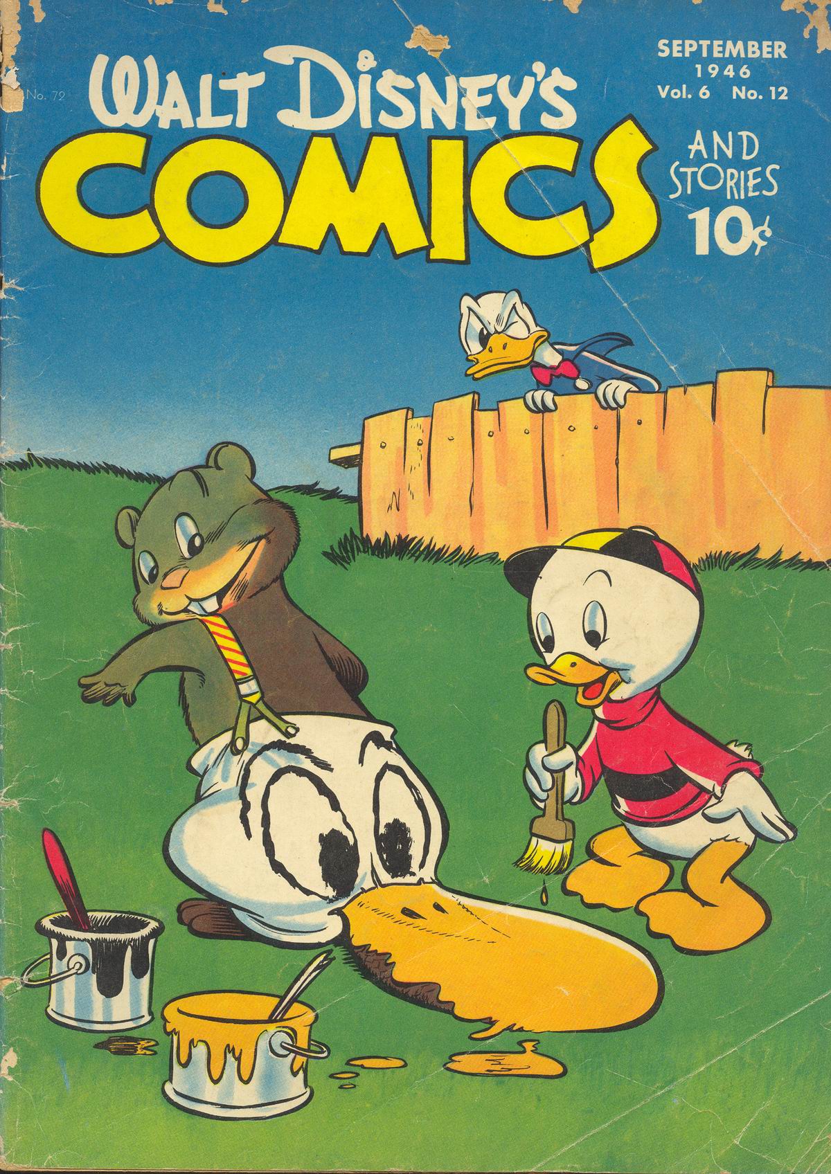 Read online Walt Disney's Comics and Stories comic -  Issue #72 - 1