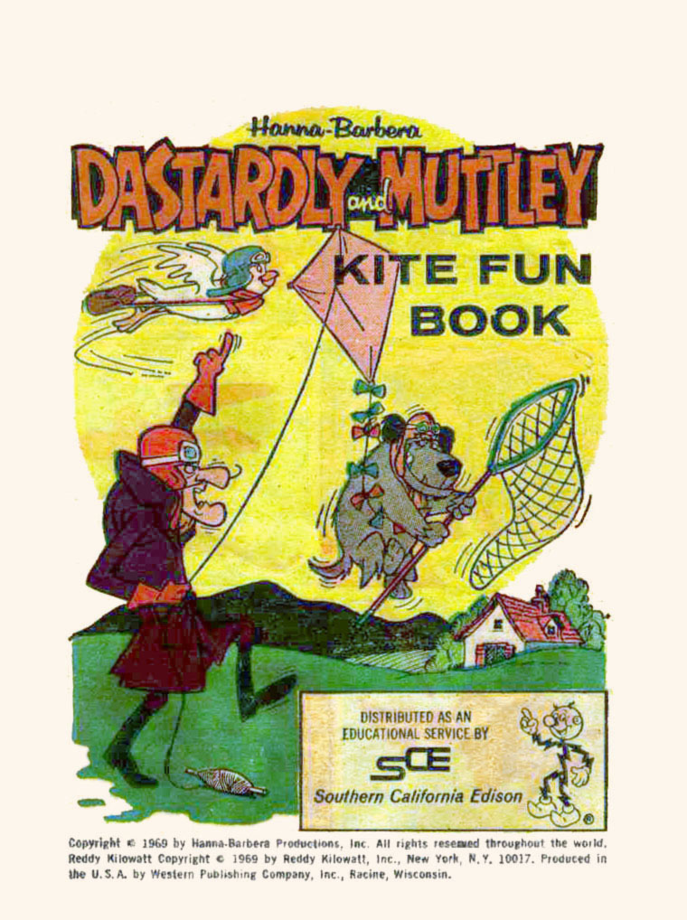 Read online Dastardly and Muttley Kite Fun Book comic -  Issue # Full - 1
