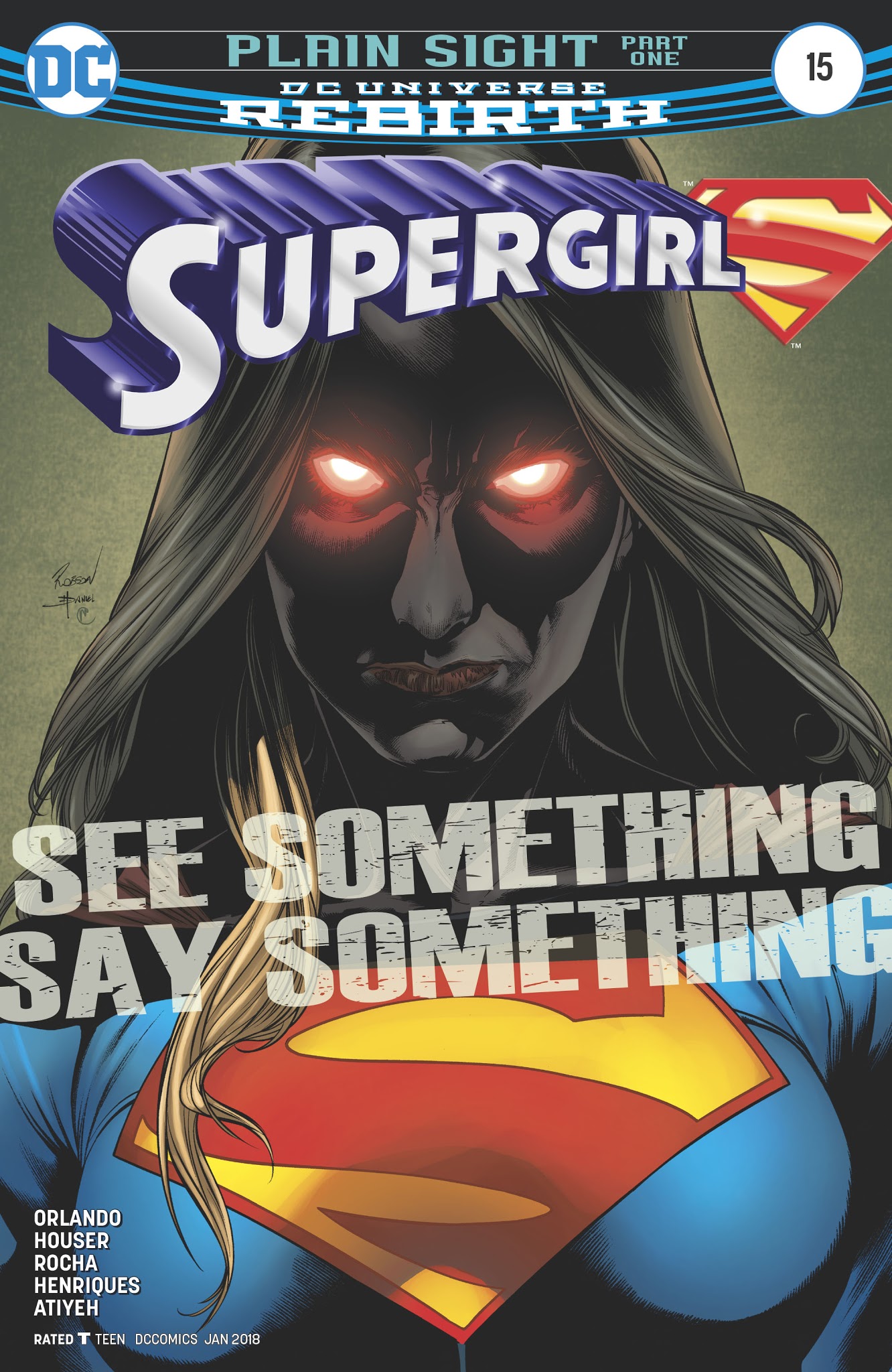 Read online Supergirl (2016) comic -  Issue #15 - 1