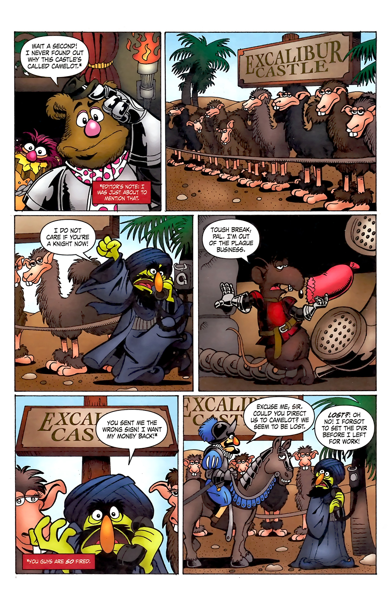 Read online Muppet King Arthur comic -  Issue #2 - 25
