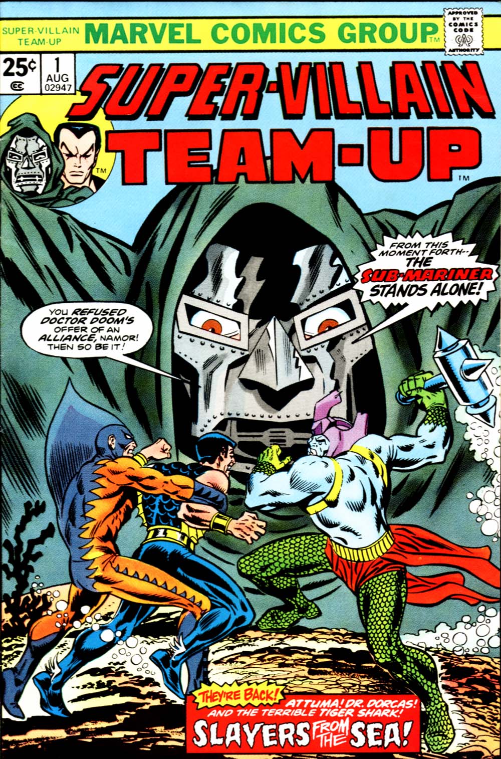 Read online Super-Villain Team-Up comic -  Issue #1 - 1