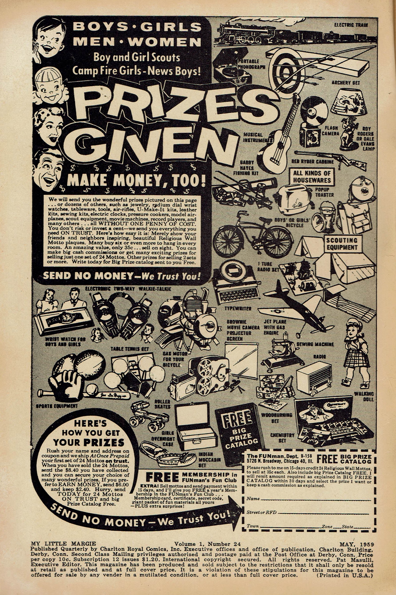 Read online My Little Margie (1954) comic -  Issue #24 - 2