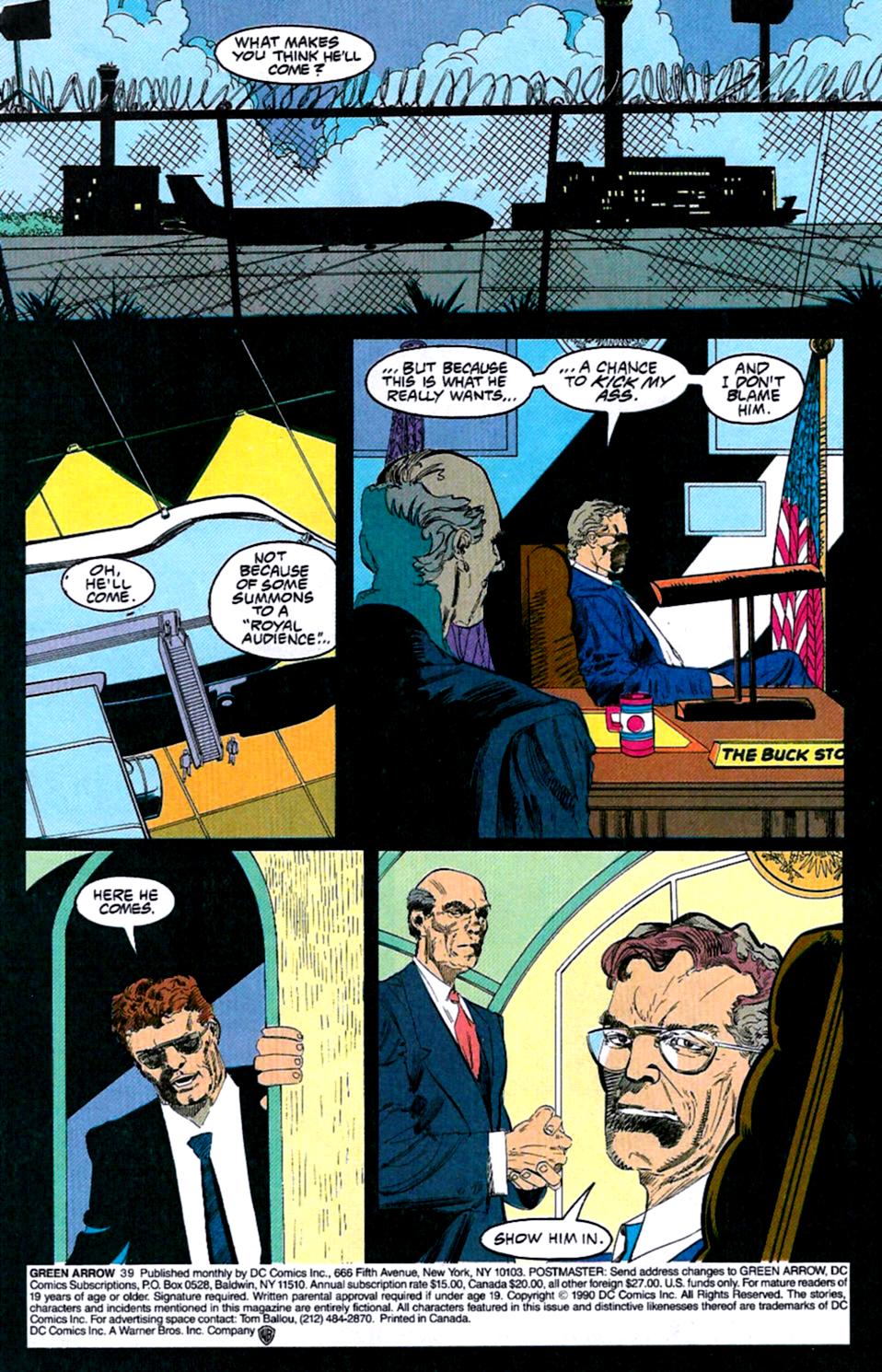 Green Arrow (1988) issue 39 - Page 2