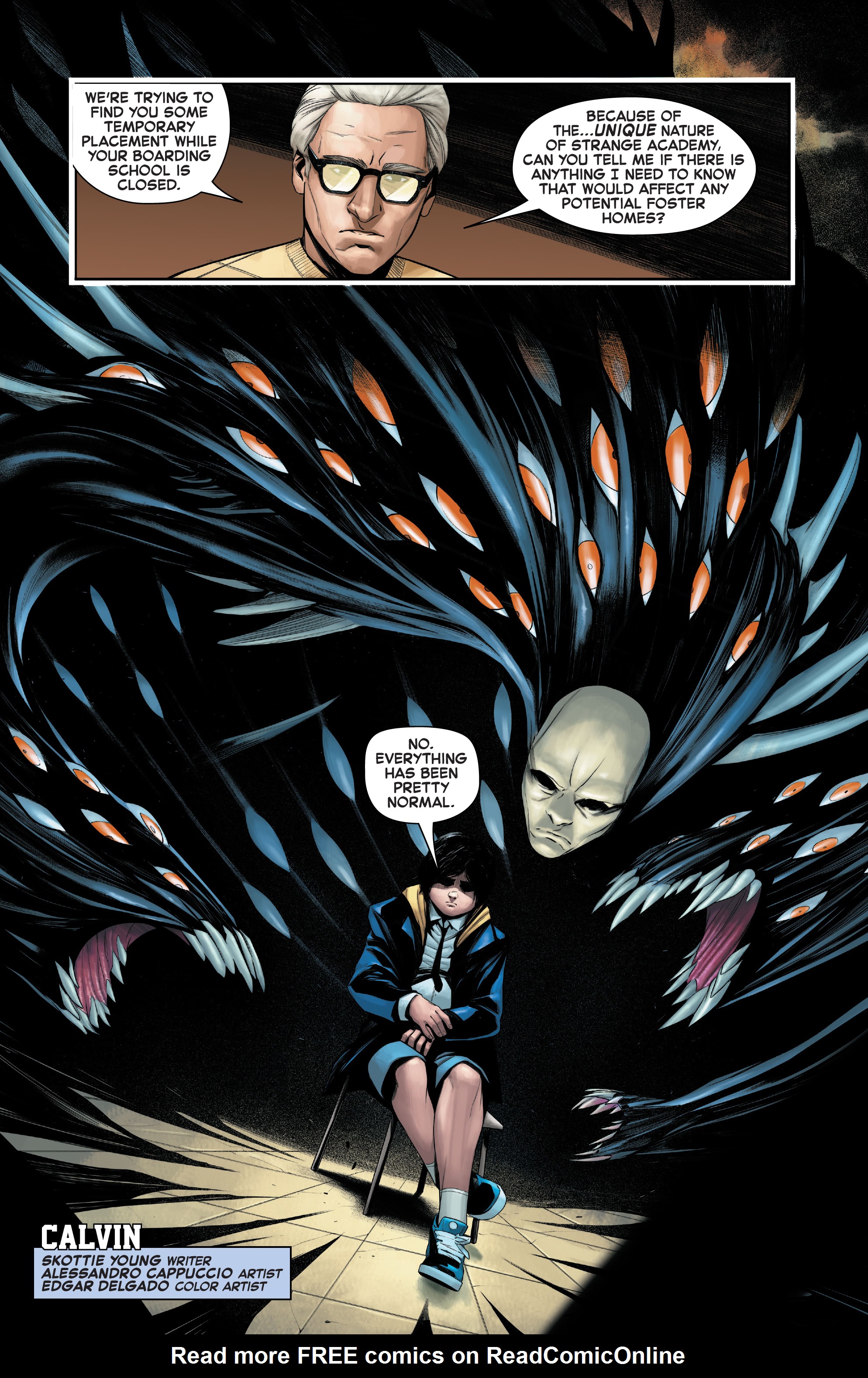 Read online Death of Doctor Strange: One-Shots comic -  Issue # Strange Academy Presents - 26