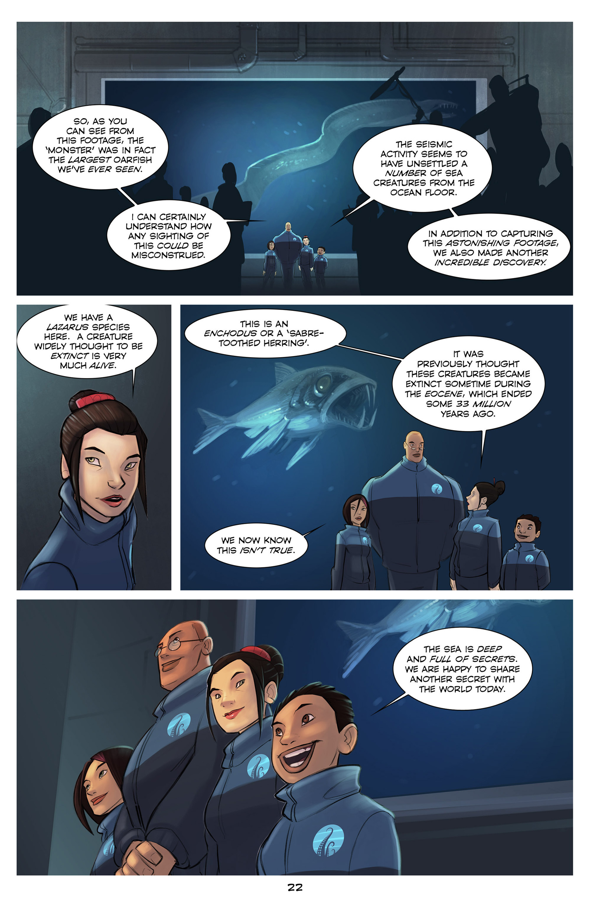 Read online The Deep: Here Be Dragons comic -  Issue #3 - 23