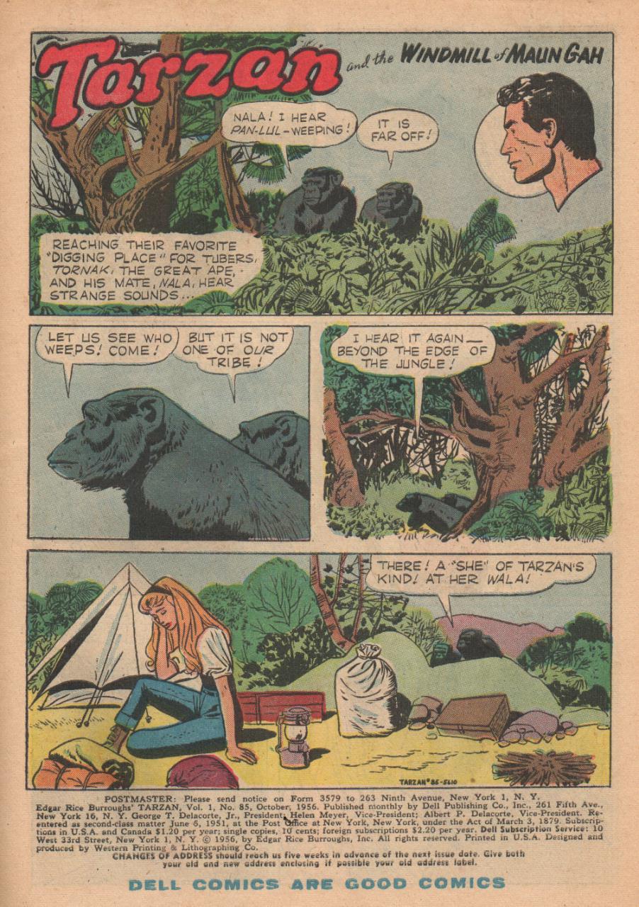 Read online Tarzan (1948) comic -  Issue #85 - 3