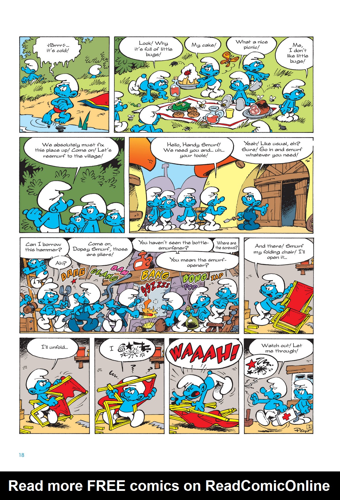 Read online The Smurfs comic -  Issue #10 - 19