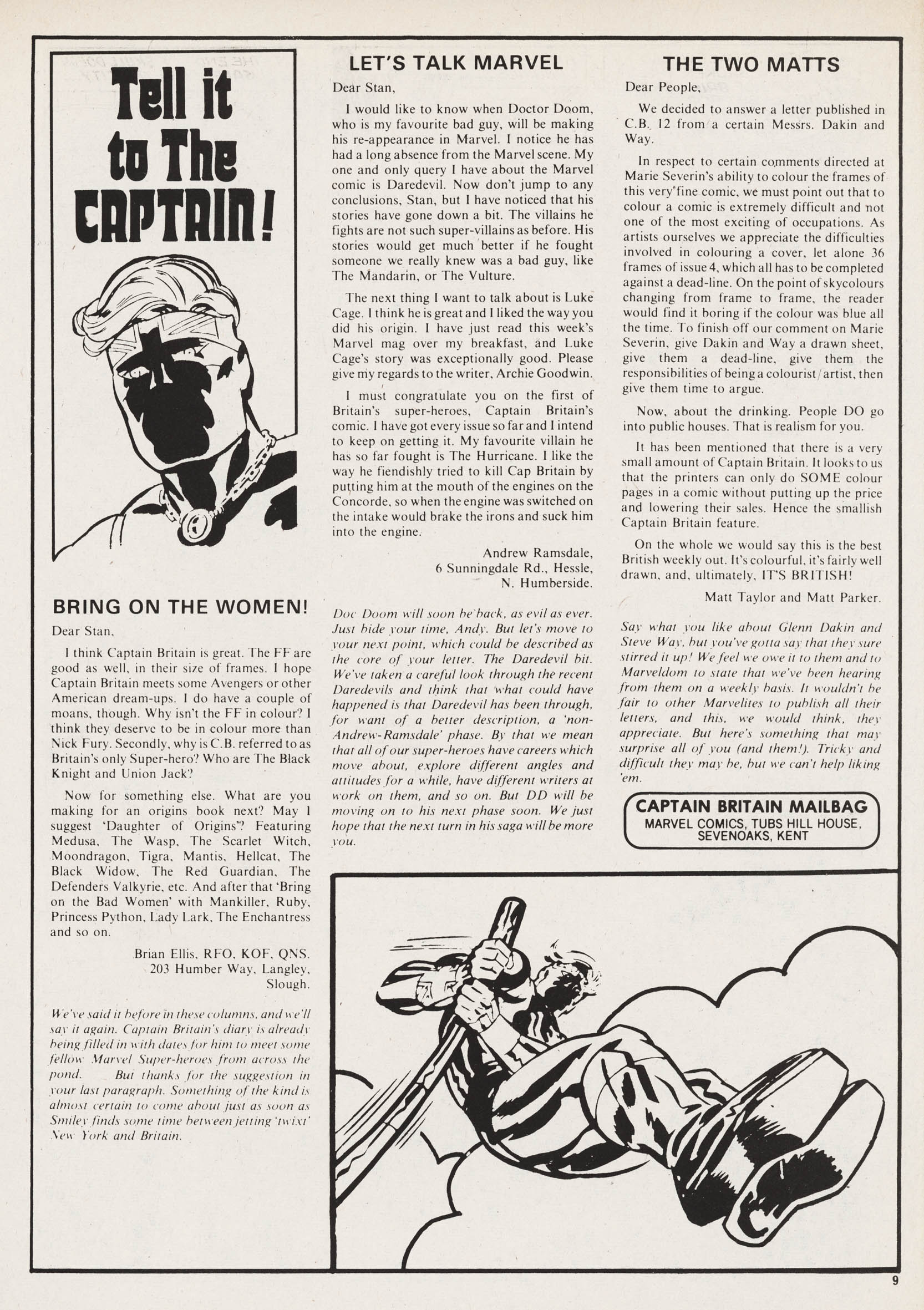 Read online Captain Britain (1976) comic -  Issue #26 - 9