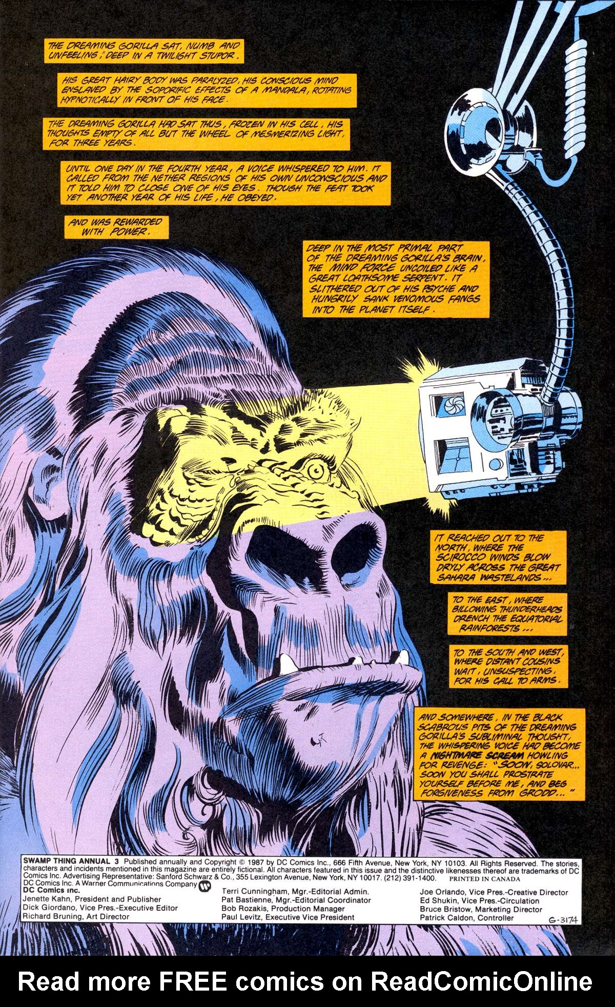 Read online Swamp Thing (1982) comic -  Issue # _Annual 3 - 3