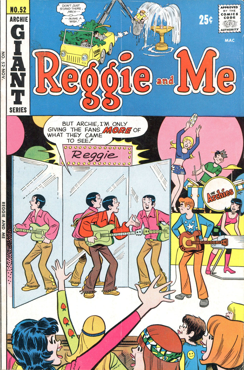 Read online Reggie and Me (1966) comic -  Issue #52 - 1