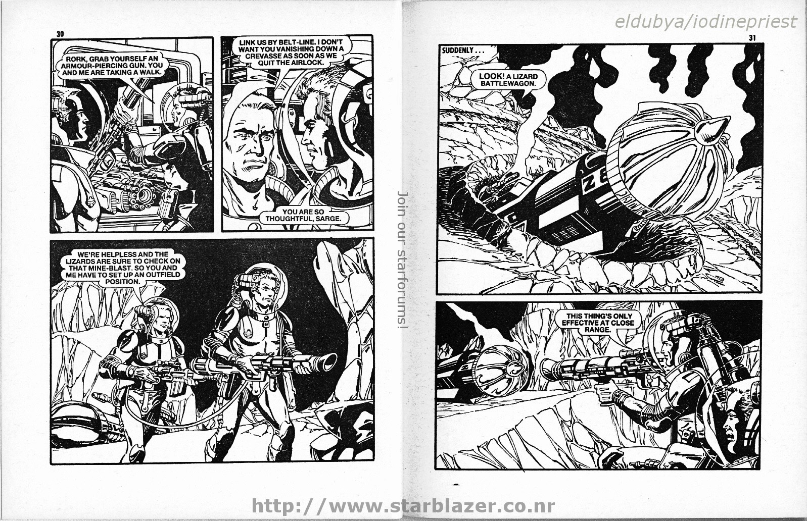 Read online Starblazer comic -  Issue #206 - 17