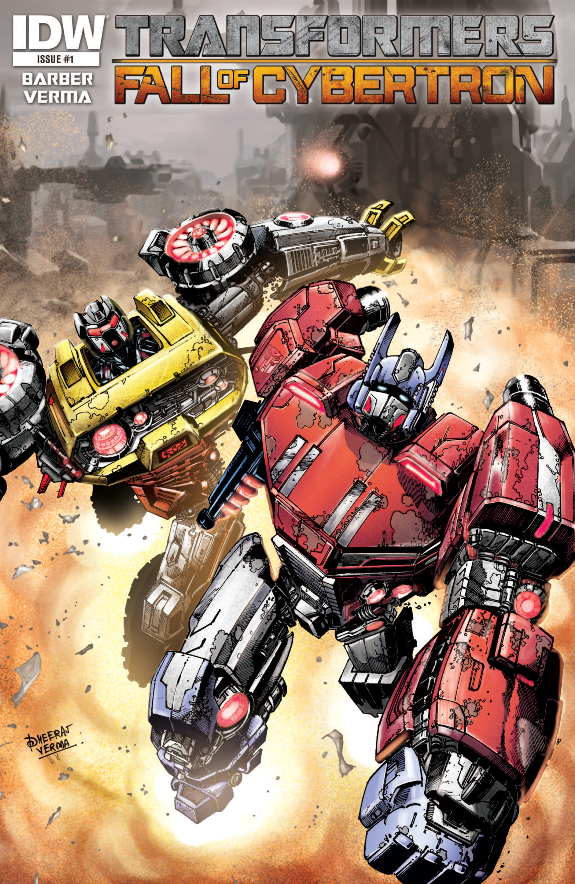 Read online The Transformers Fall of Cybertron comic Issue 1